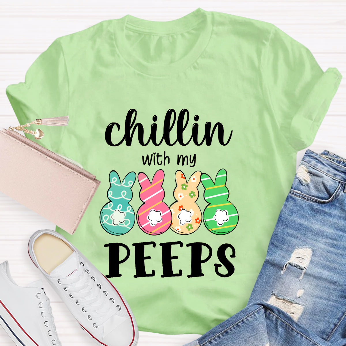 Chilling With My Cute Peeps T-Shirt