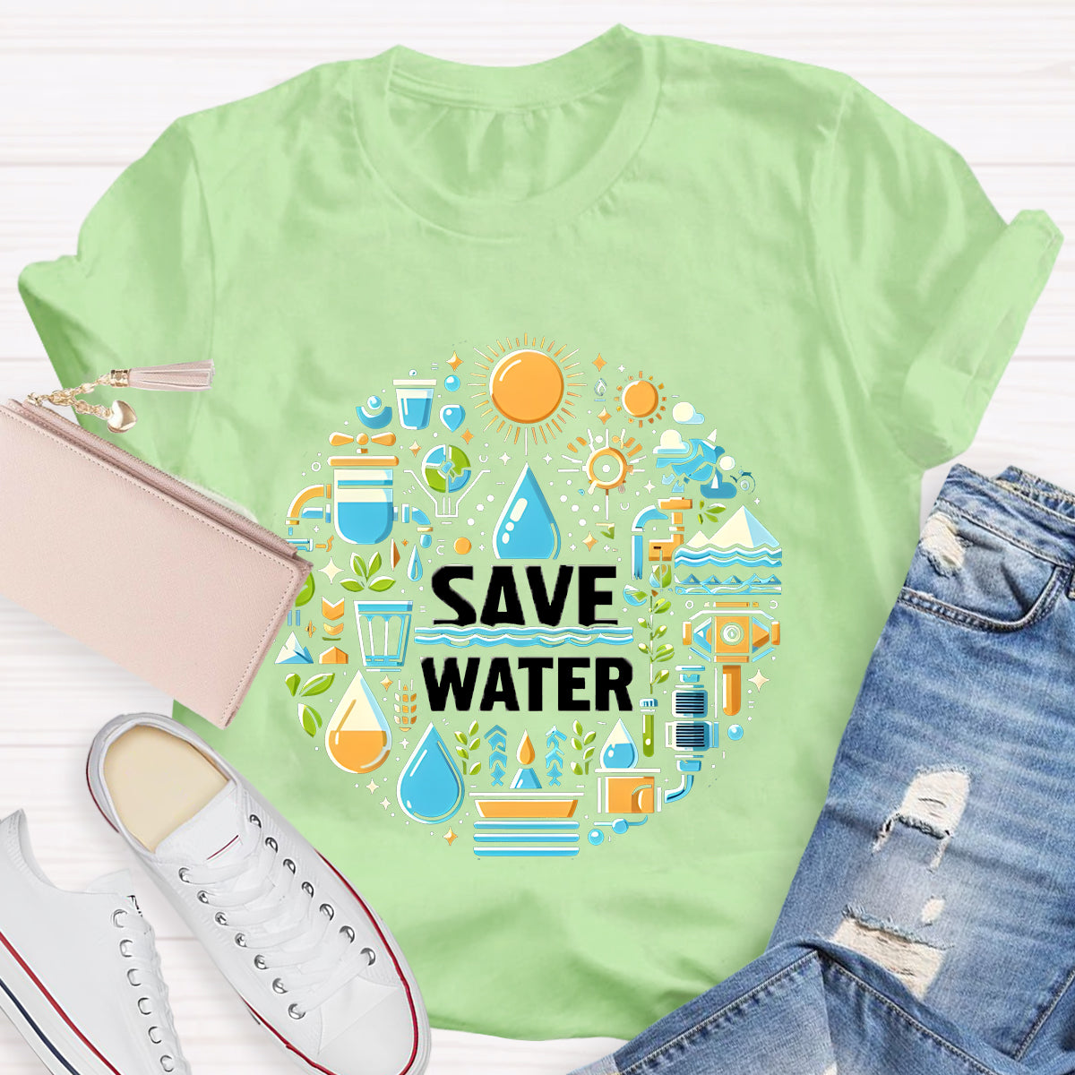 Save Water Teacher T-Shirt