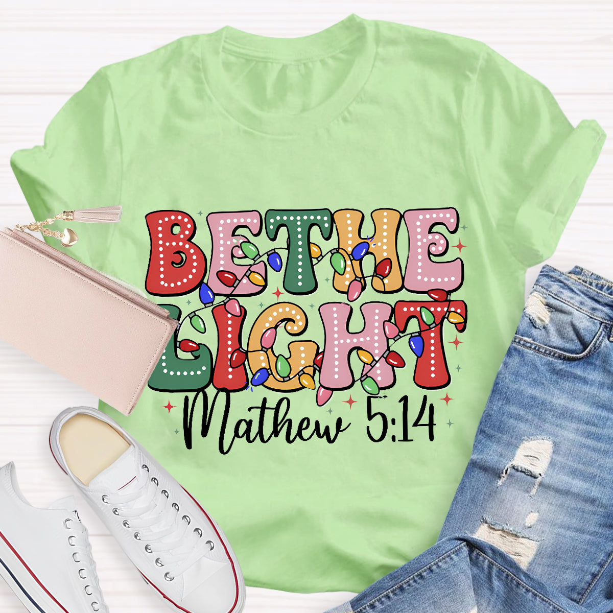 Be The Light Teacher T-Shirt