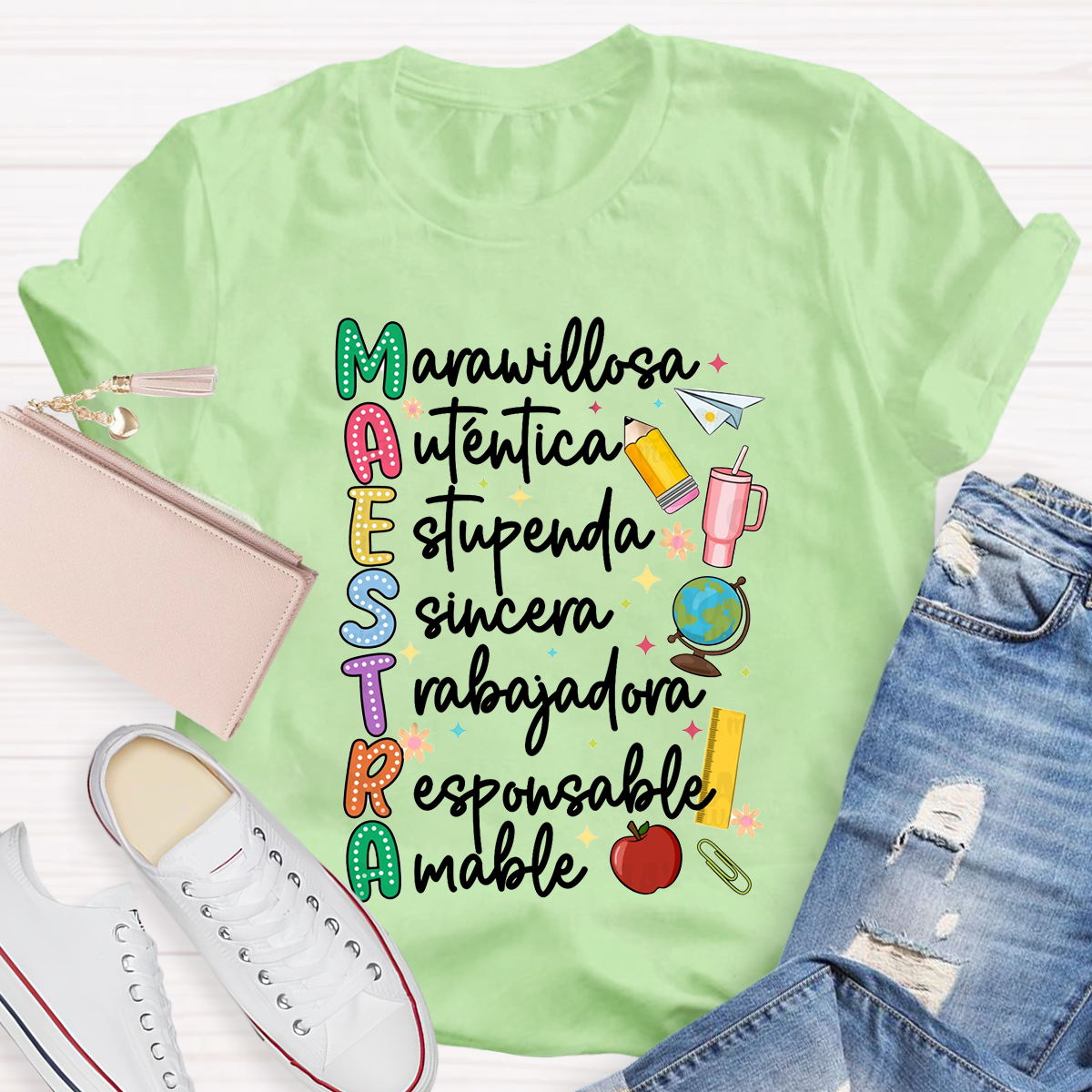 Maestra Dual Language Teacher T-Shirt