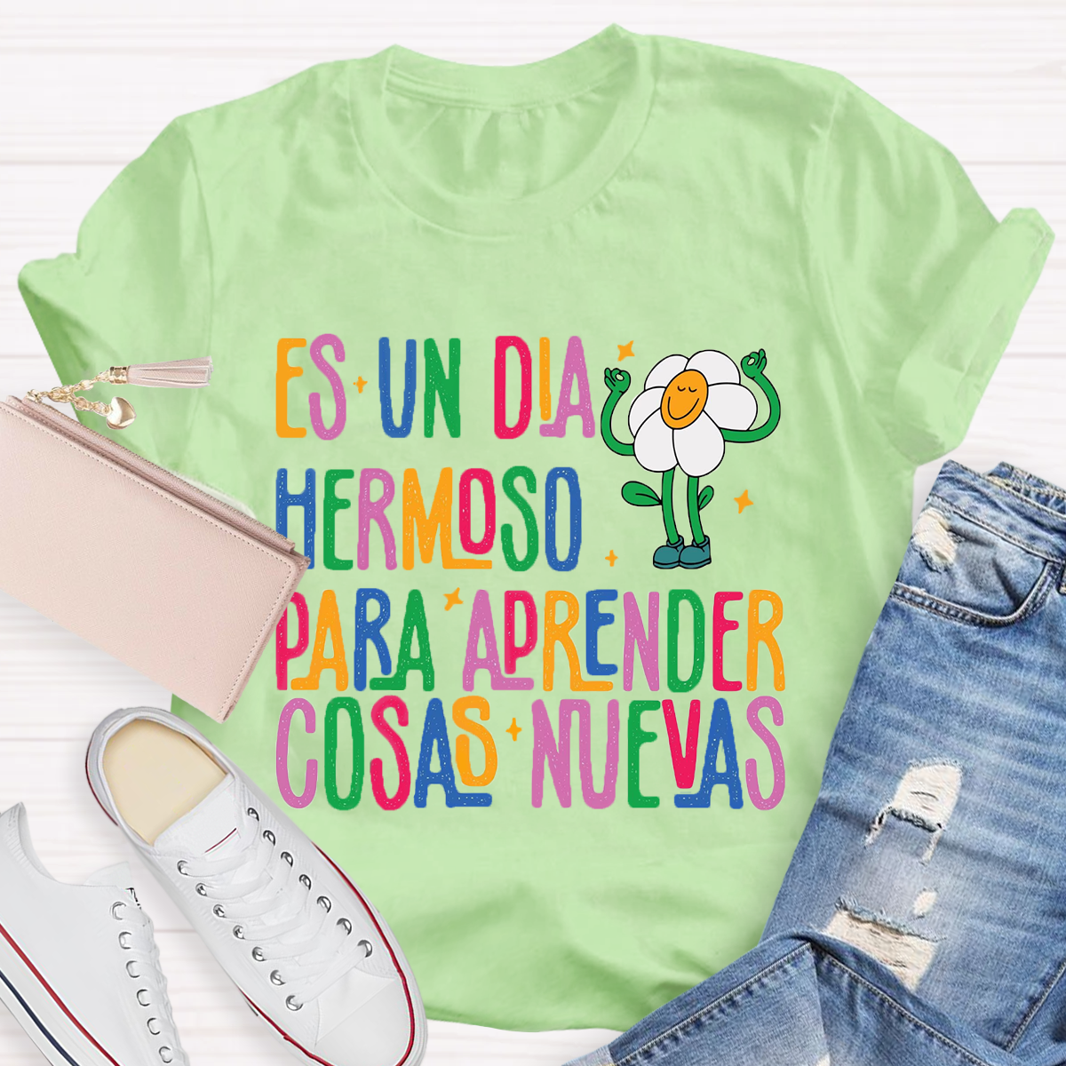 Cosas Nuevas Bilingual Teacher T-Shirt