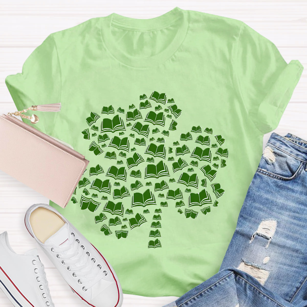 Shamrock Books Teacher T-Shirt