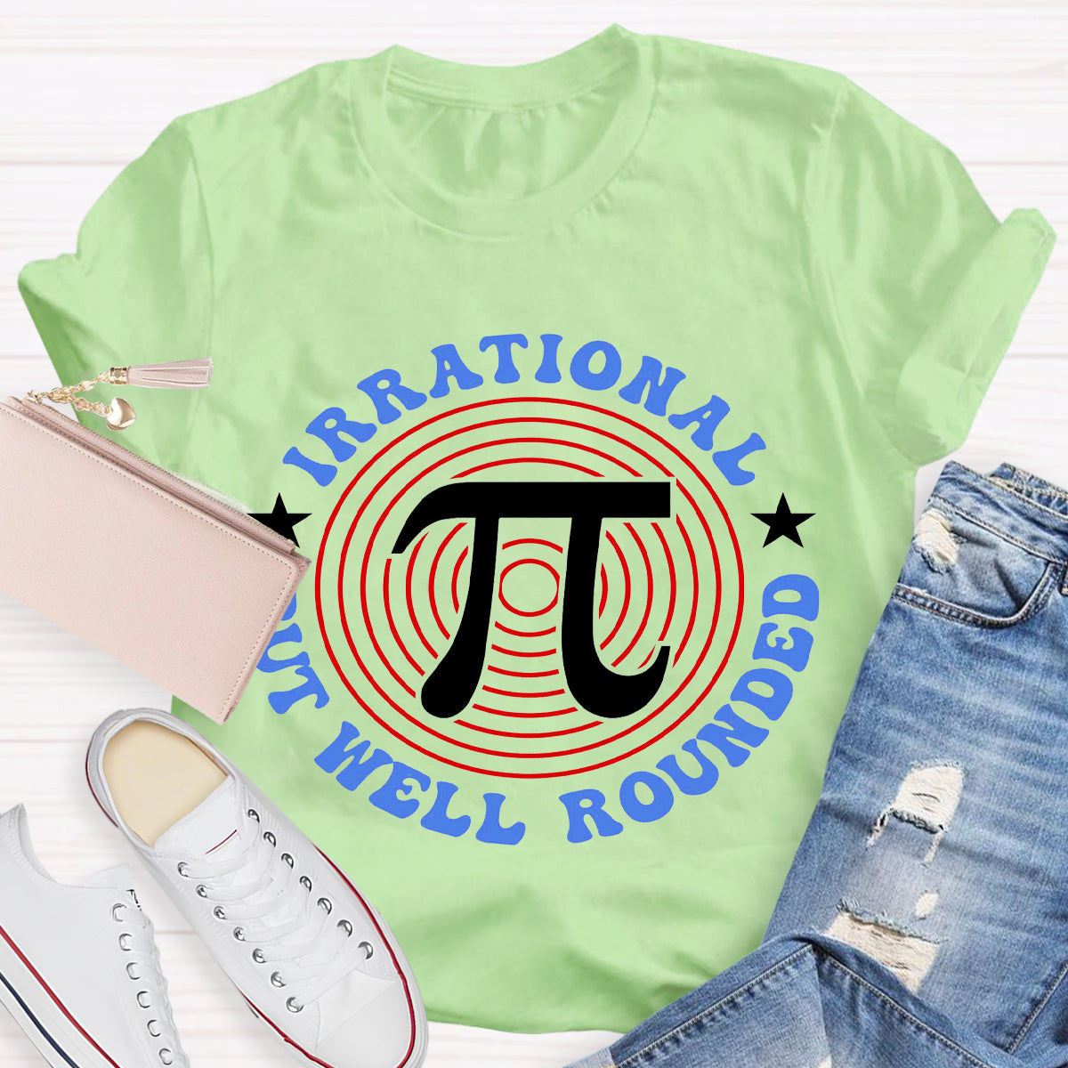 Irrational But Well Rounded Math Day T-Shirt