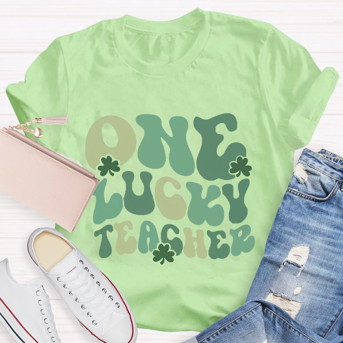 One Lucky Teacher T-Shirt