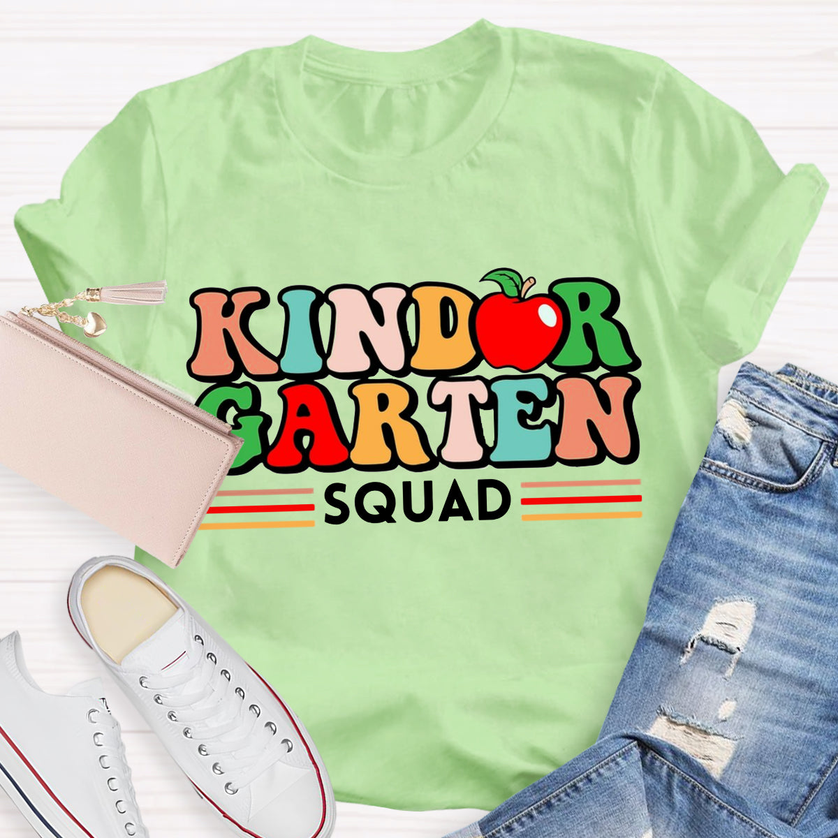 Personalized Grade Teacher Squad  T-Shirt