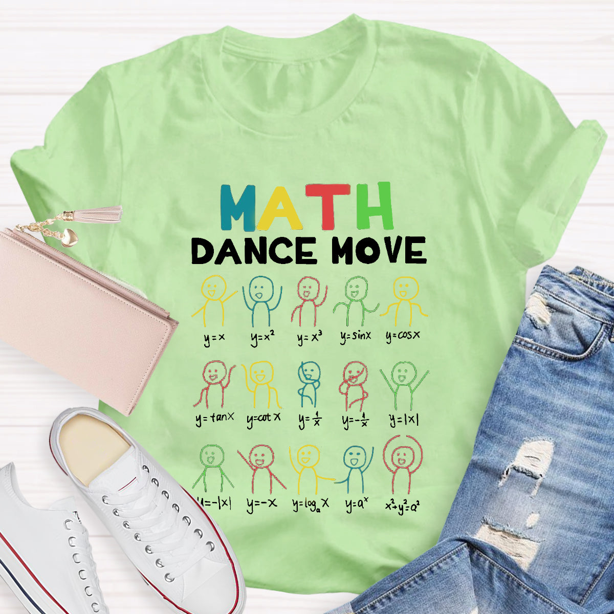 Math Dance Move Teacher T-Shirt