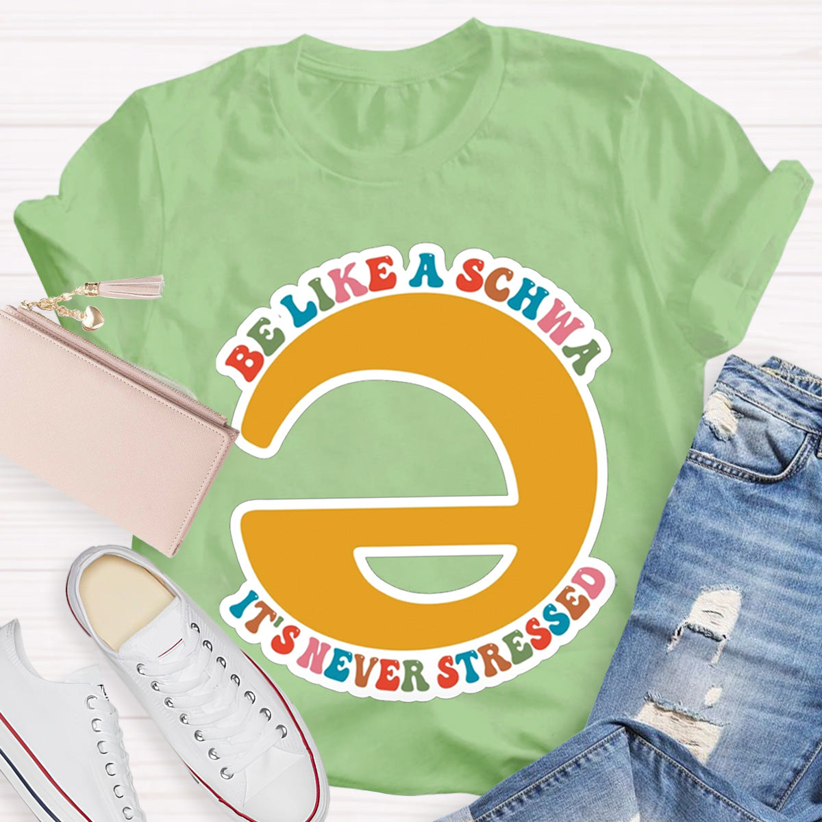 Be Like A Schwa Teacher T-Shirt