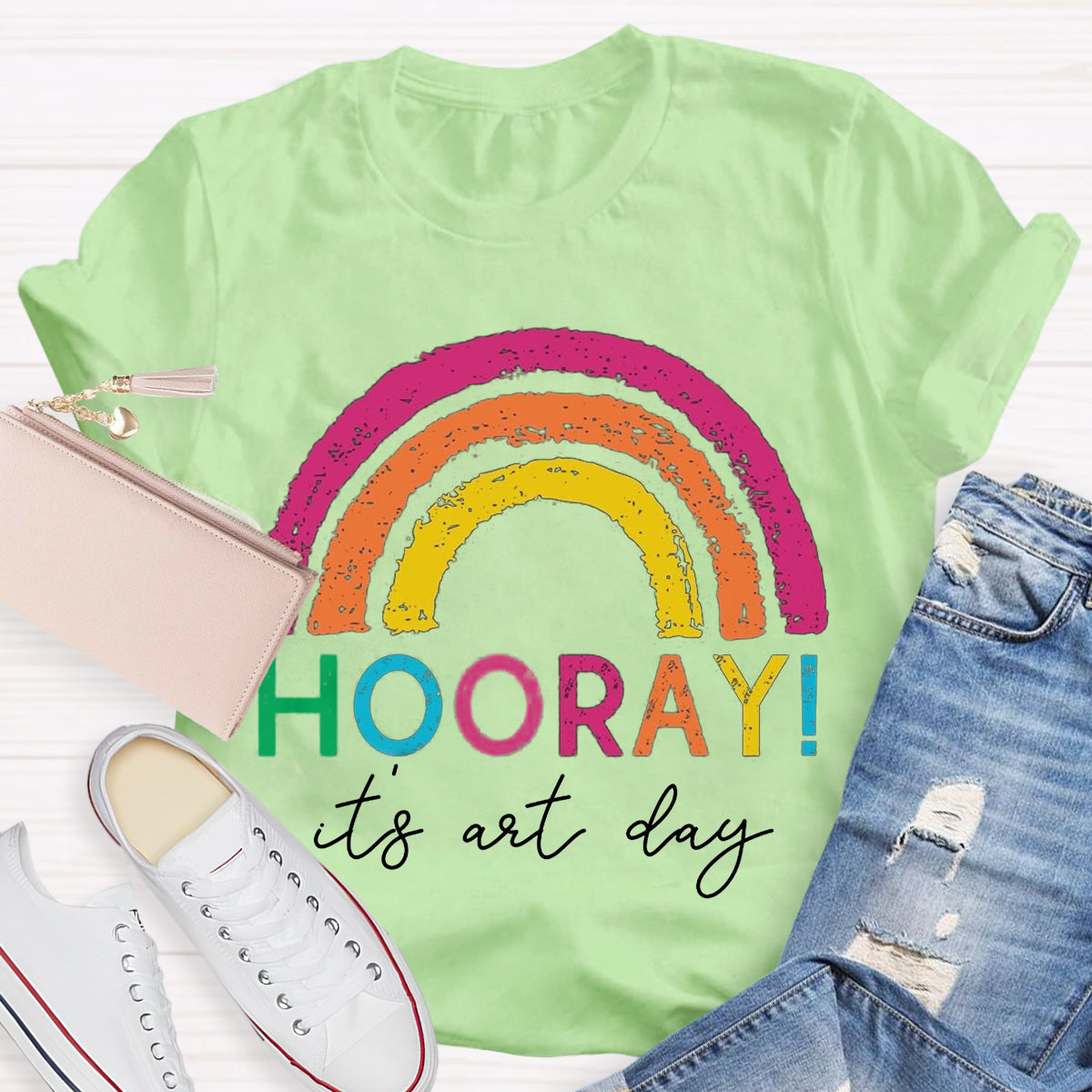 Hooray It's Art Day Teacher T-Shirt