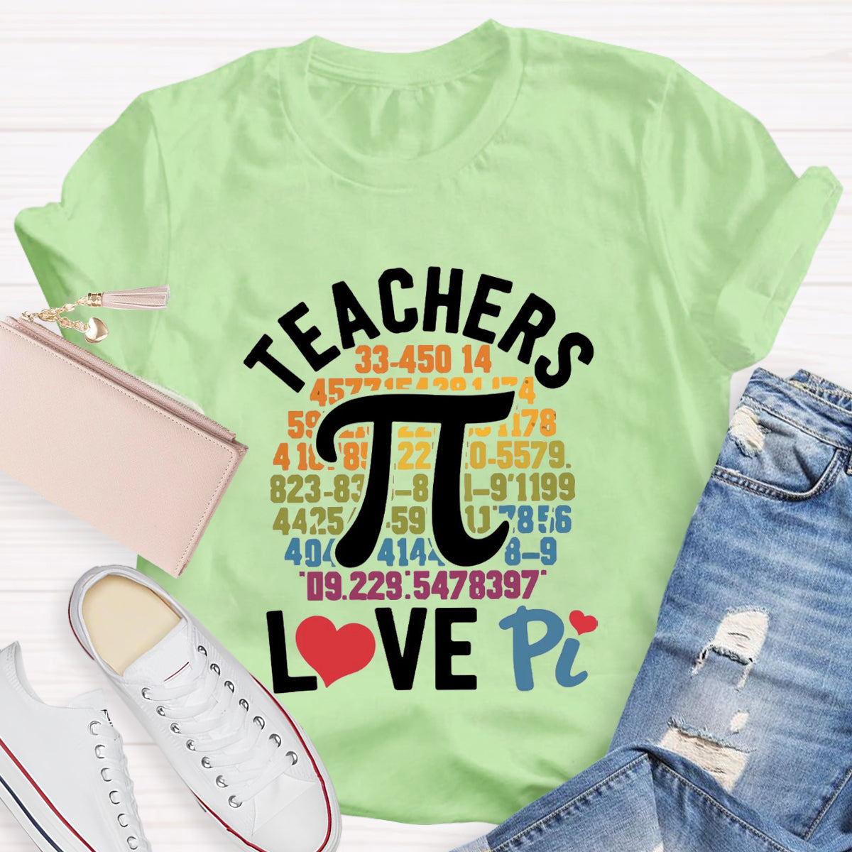 Teachers Love Pi Day T-Shirt