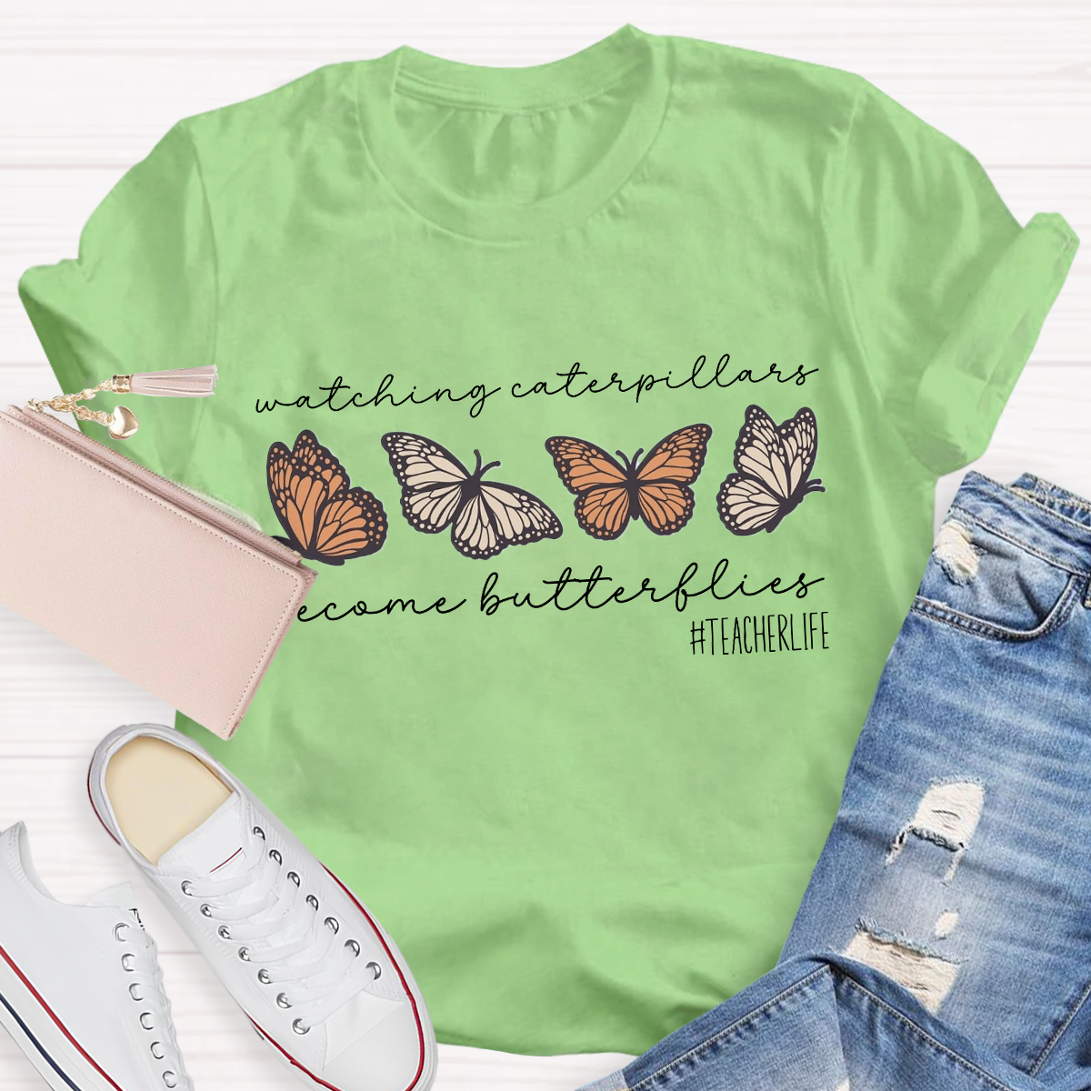 Watching Caterpillars Become Butterflies T-Shirt