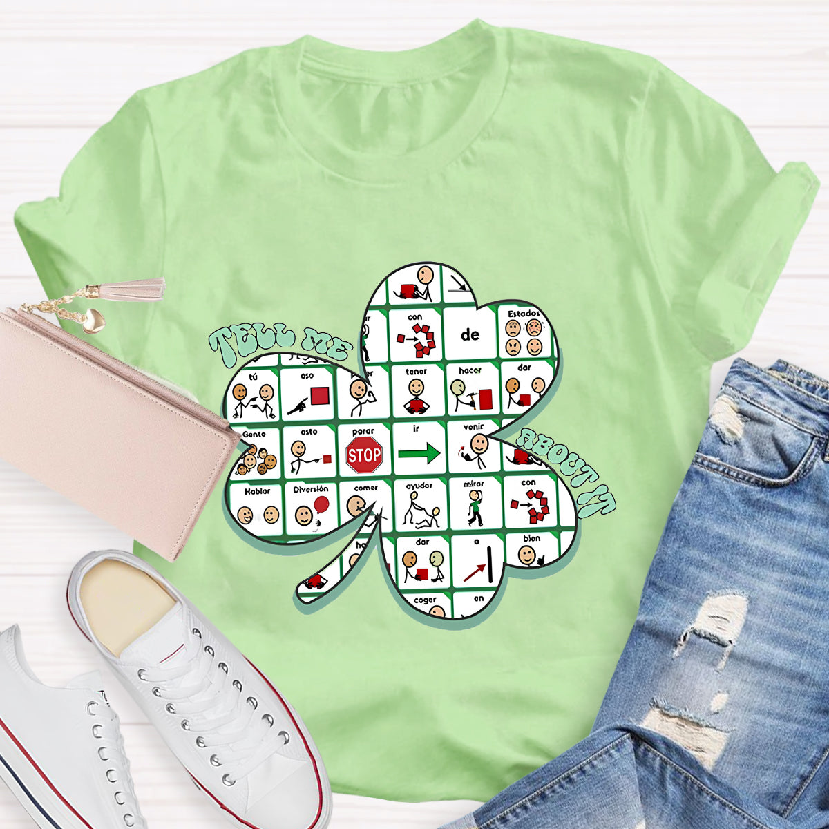 Tell Me About It Shamrock T-Shirt