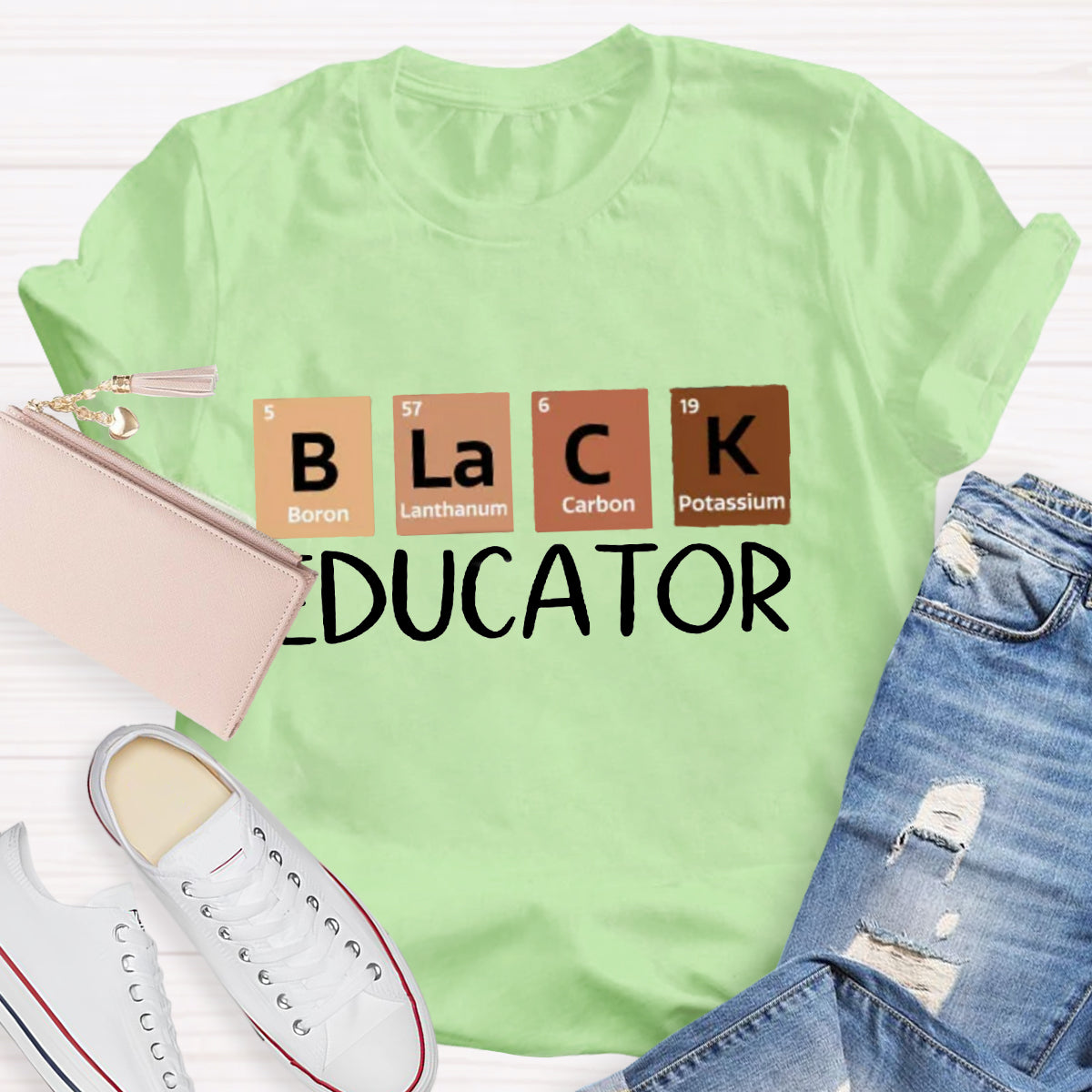 Black Educator Teacher T-Shirt