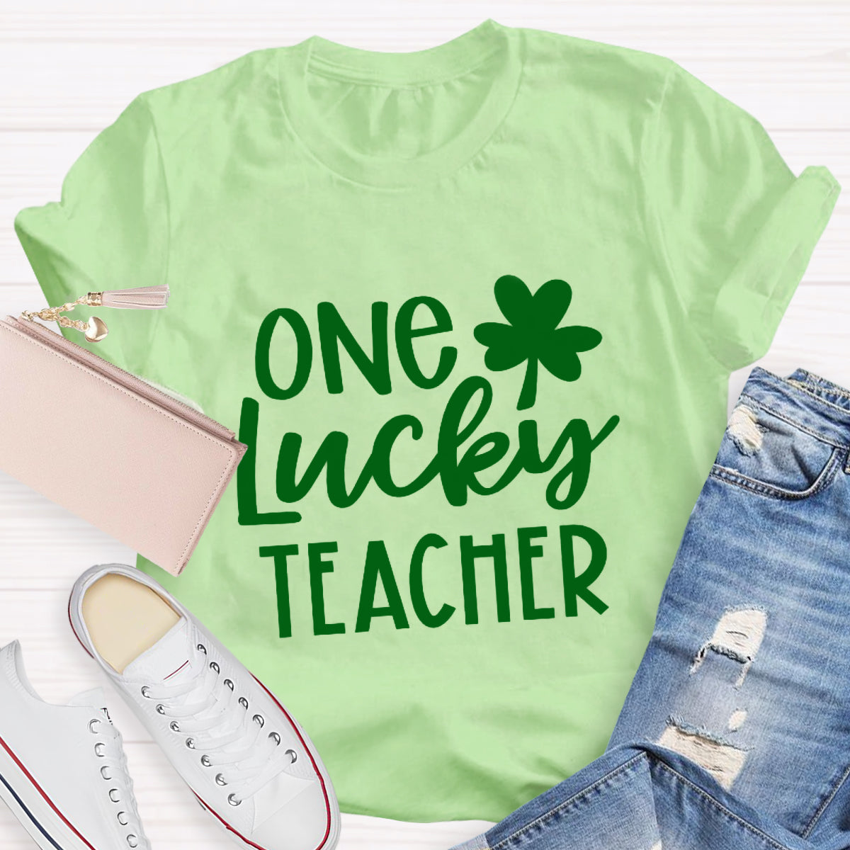 One Lucky Teacher T-Shirt