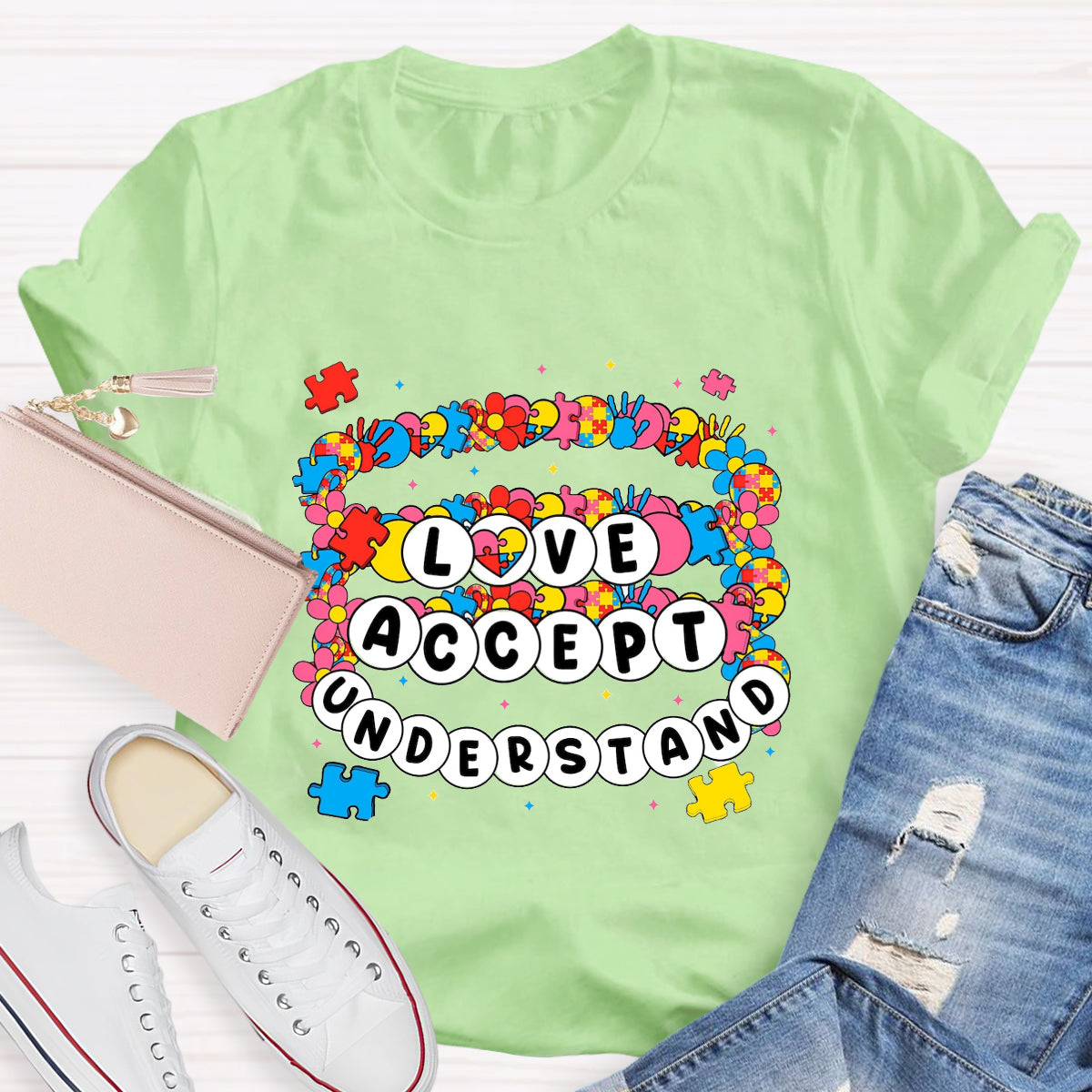 Love Accept Understand Bracelet T-Shirt