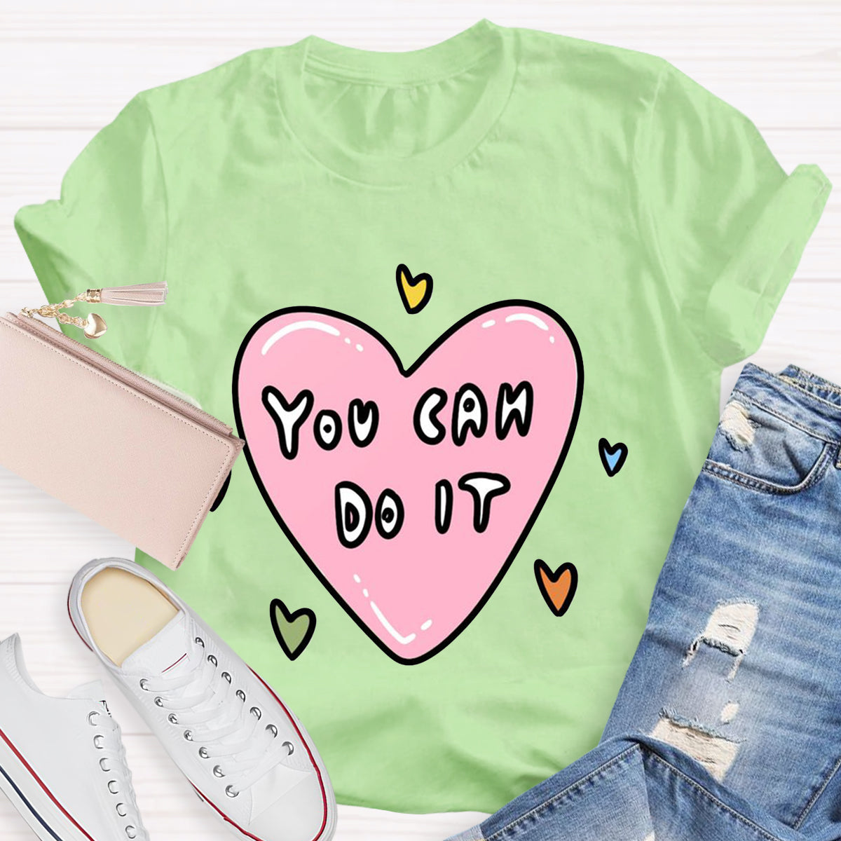 You Can Do It Motivational Language T-Shirt