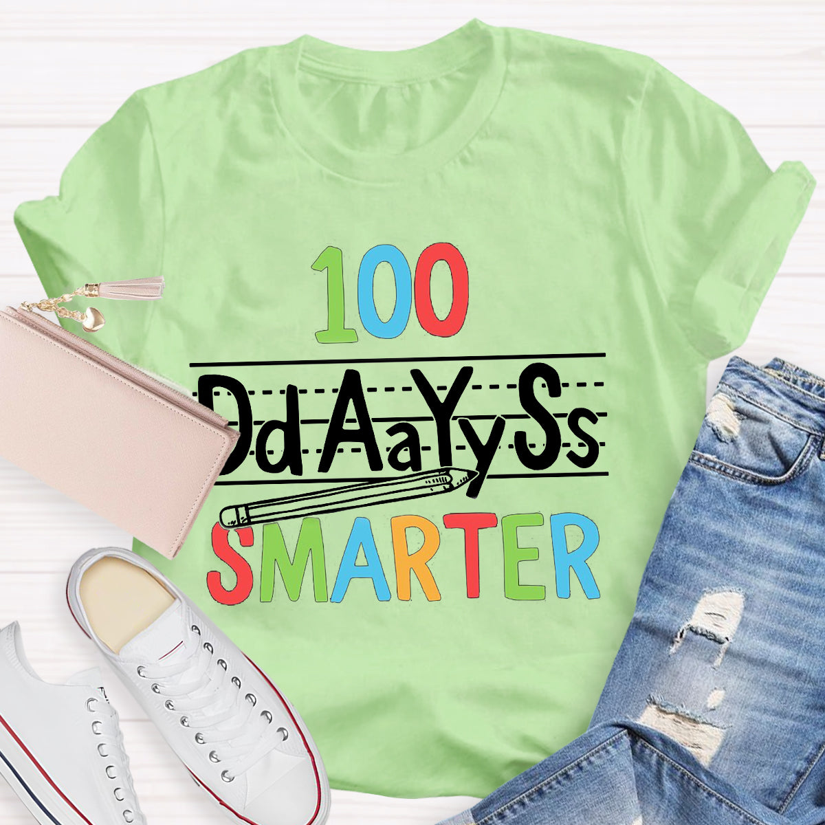 100 Days Smarter Teacher T-Shirt