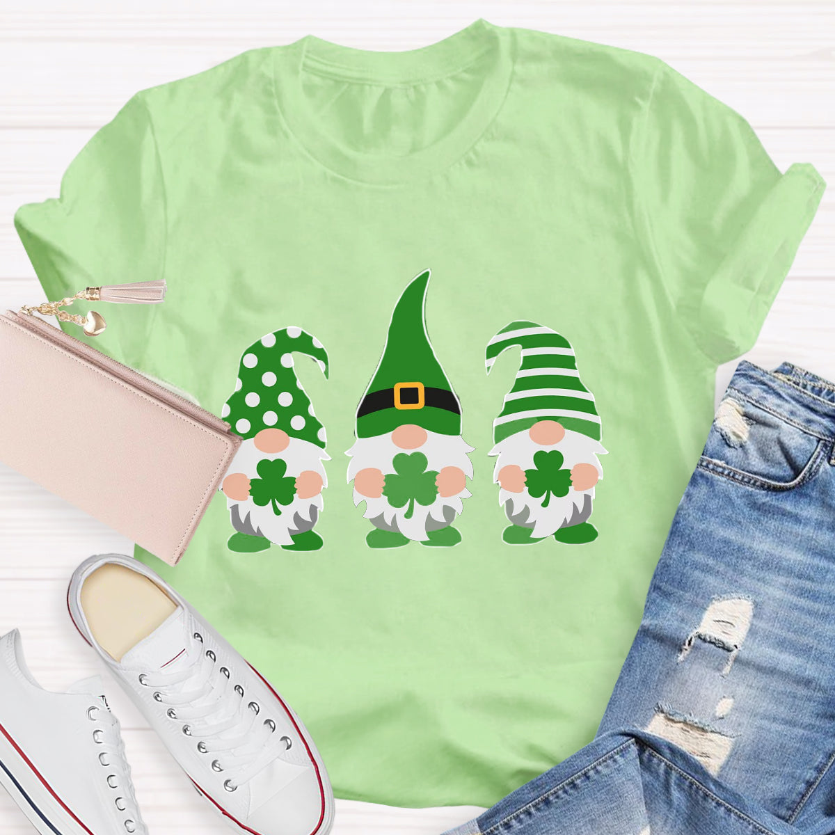 St Patricks' Day Gnome  T-Shirt