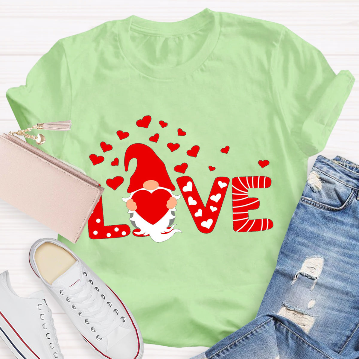 Valentine Love Gnomes T-Shirt