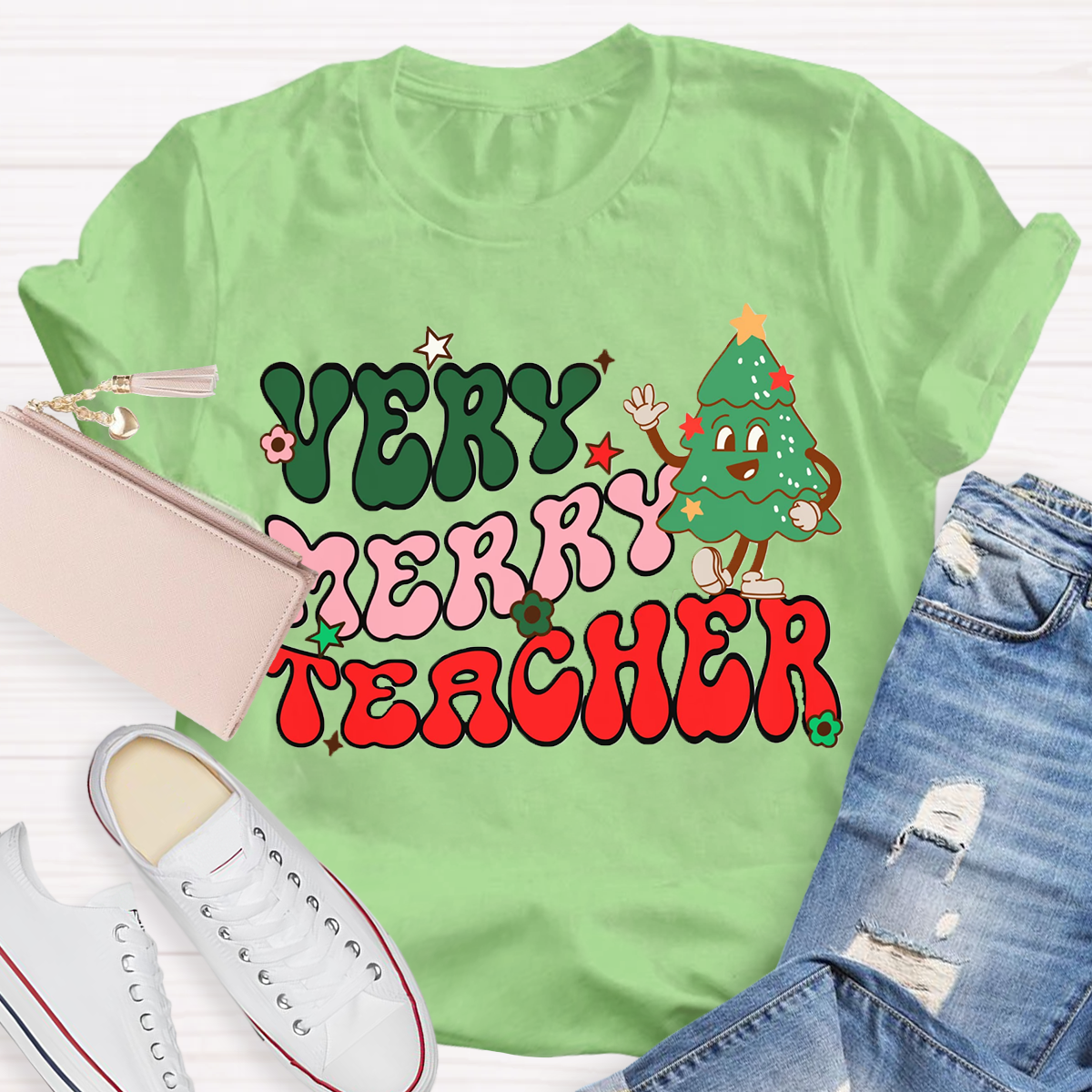 Very Merry Teacher T-Shirt