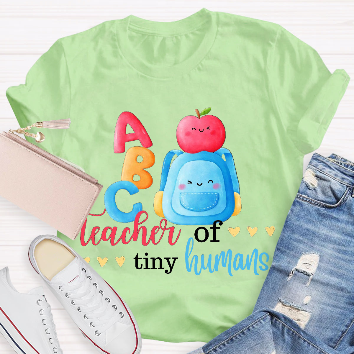 ABC Teacher Of Tiny Humans T-Shirt