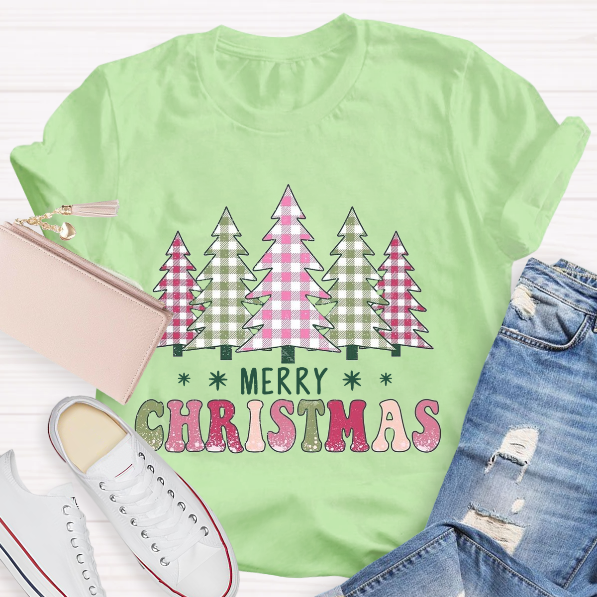 Coquette Merry Christmas Tree T-Shirt