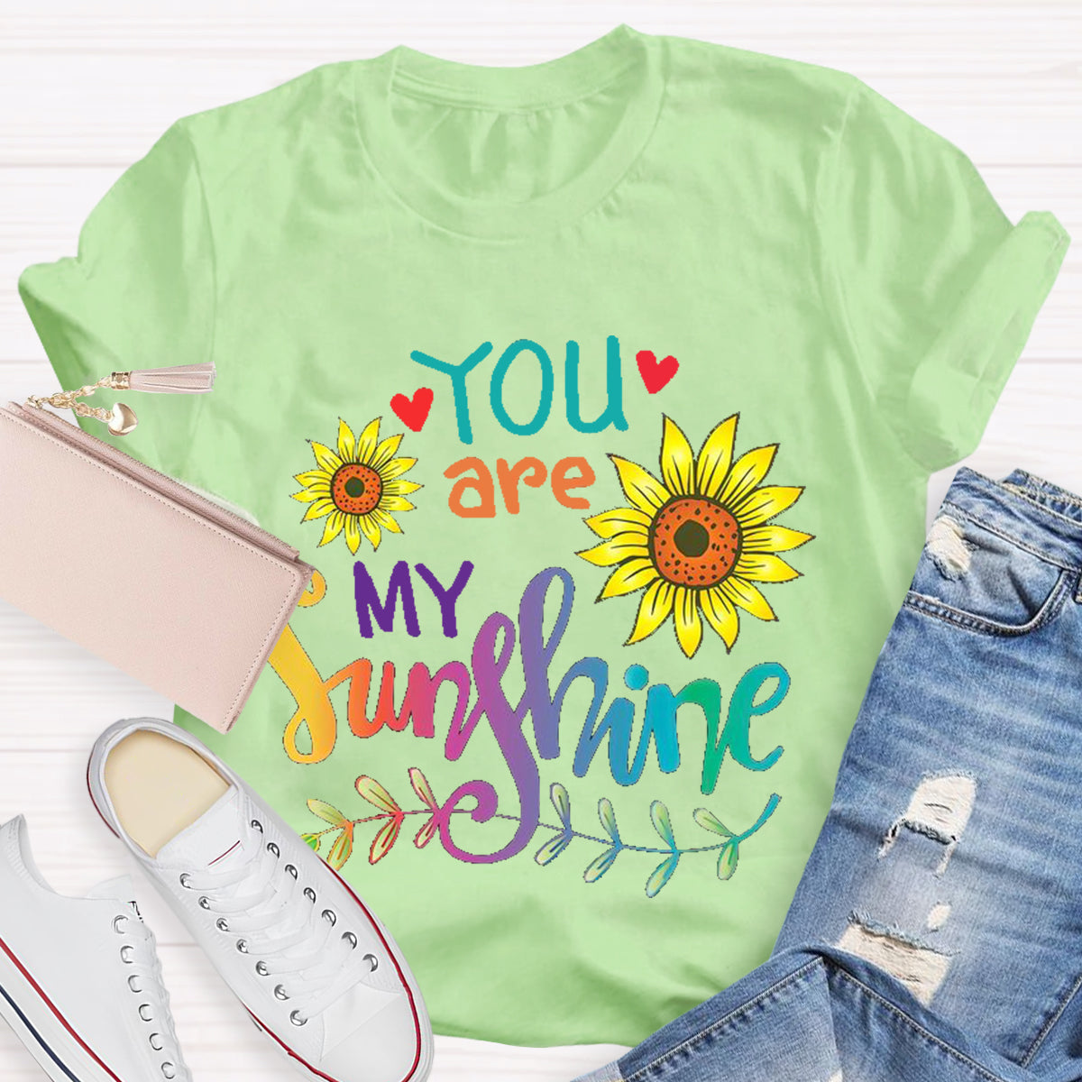 You Are My Sunshine Sunflower T-Shirt