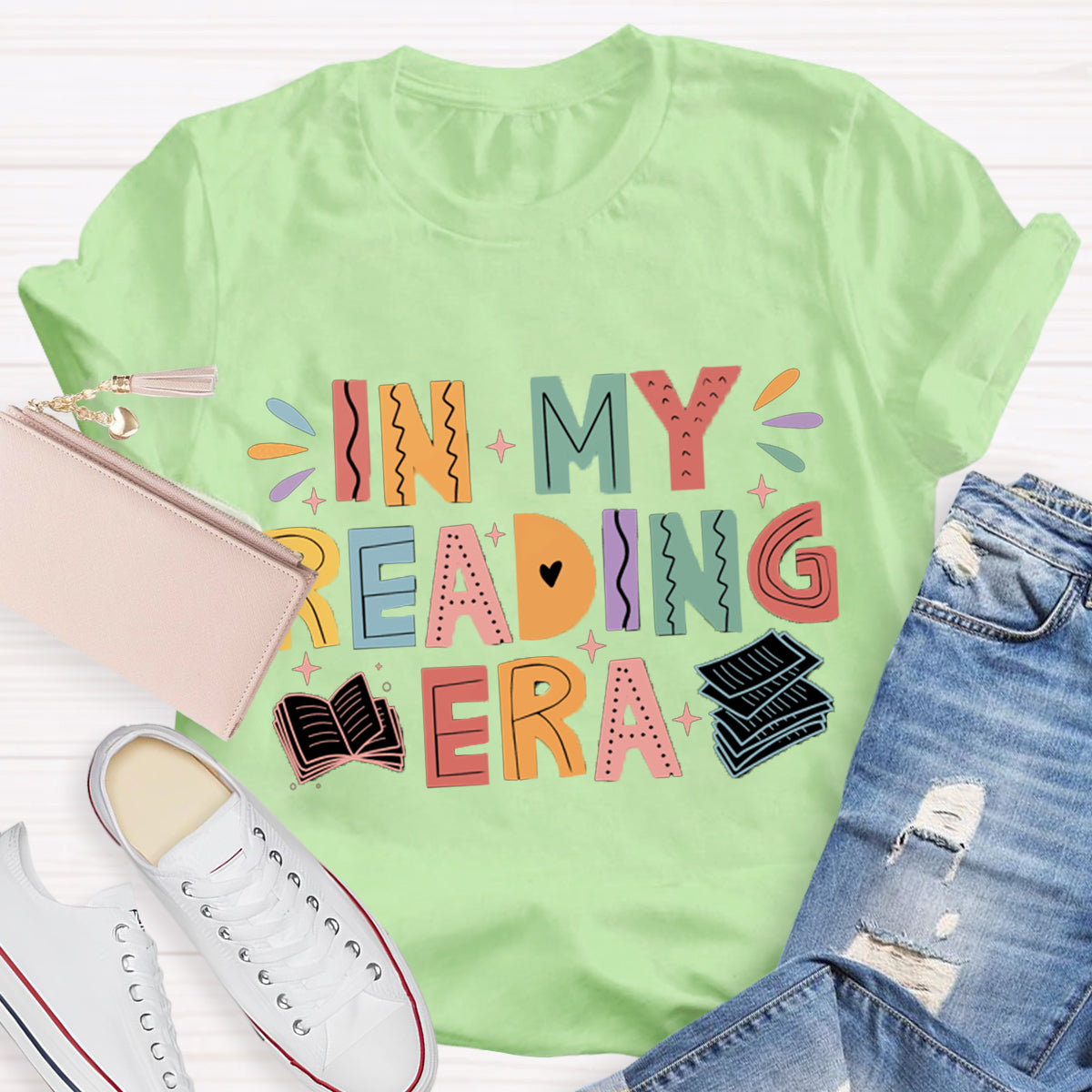 In My Reading Era Teacher T-Shirt