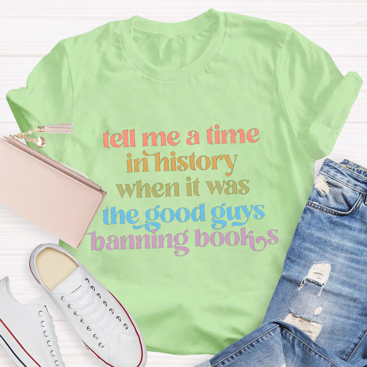 Tell Me A Time In History Teacher T-Shirt