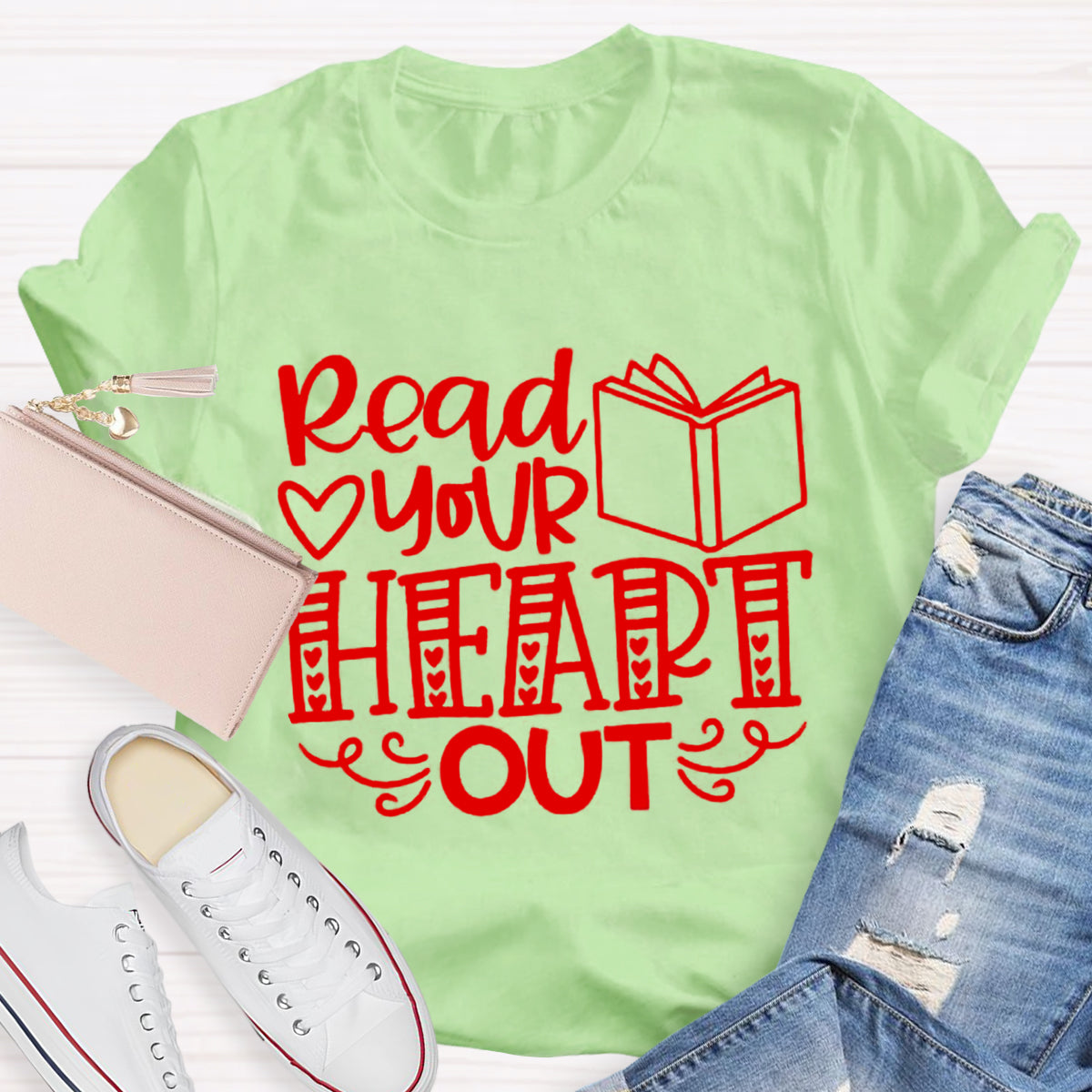 Read Your Heart Out Teacher T-Shirt