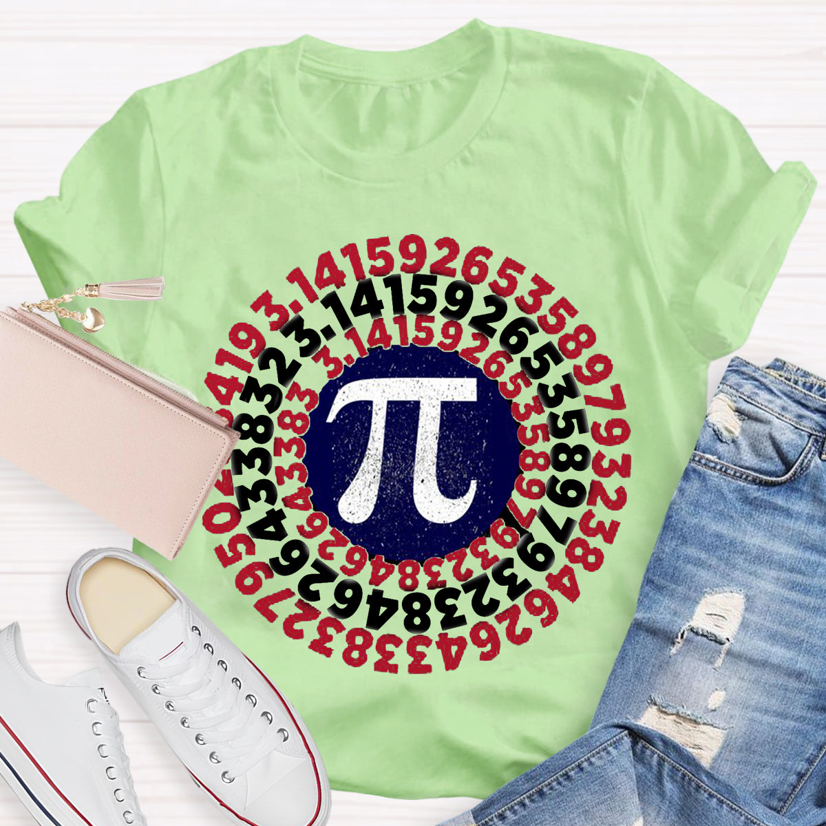 Pi Day Captain Shield T-Shirt