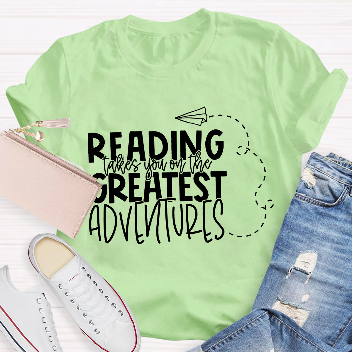 Reading Takes You On The Greatest Adventures T-Shirt