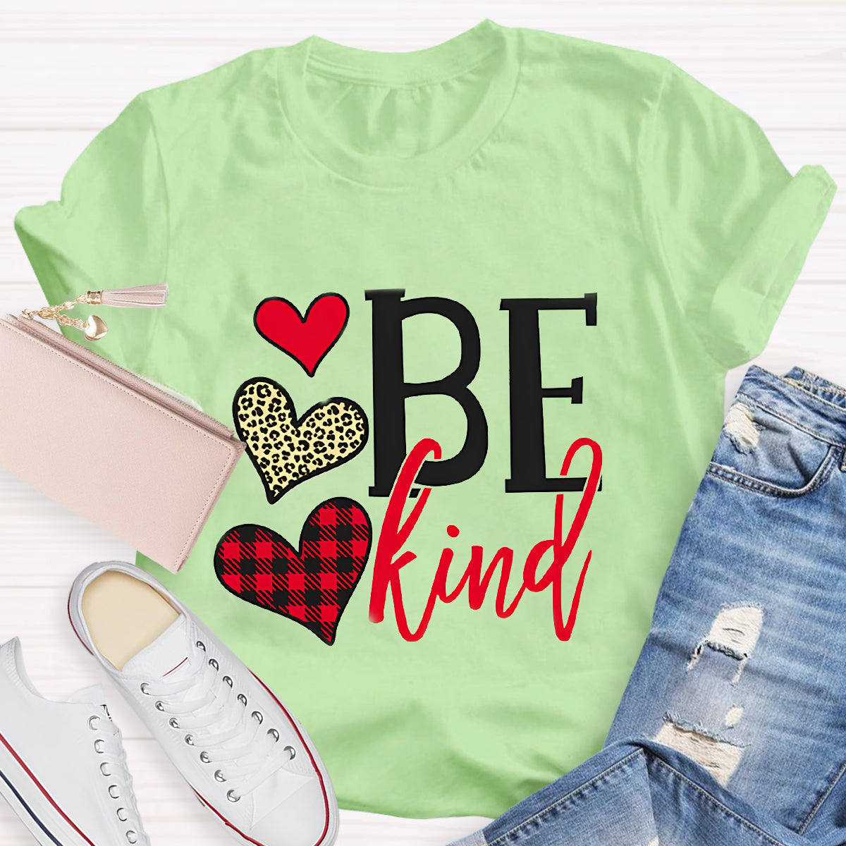 Red Heart Be Kind T-Shirt