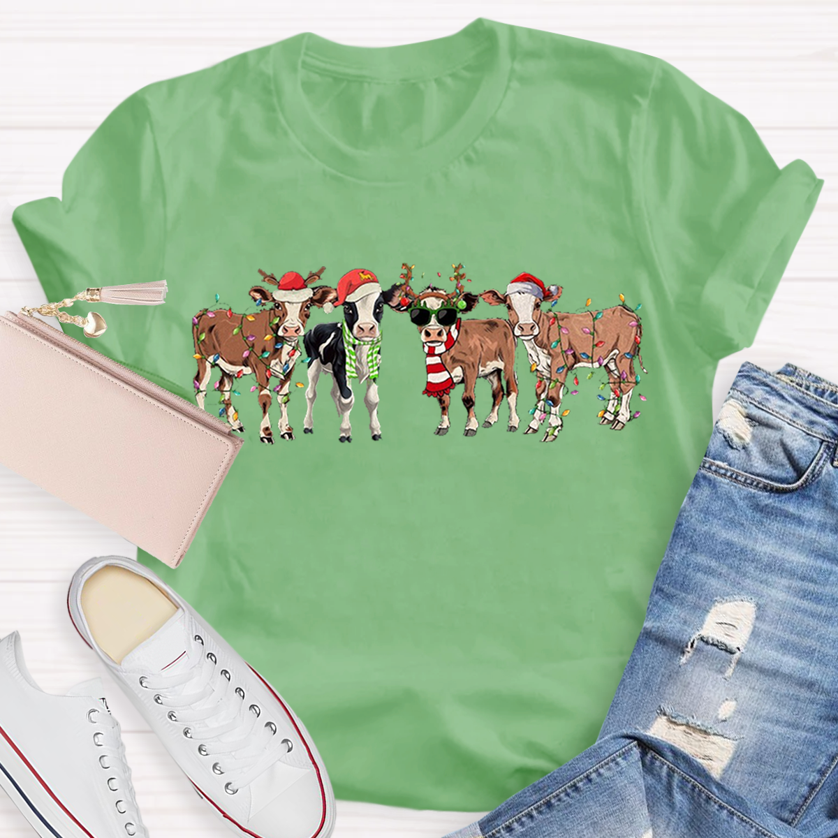 Lights Christmas Teacher T-Shirt