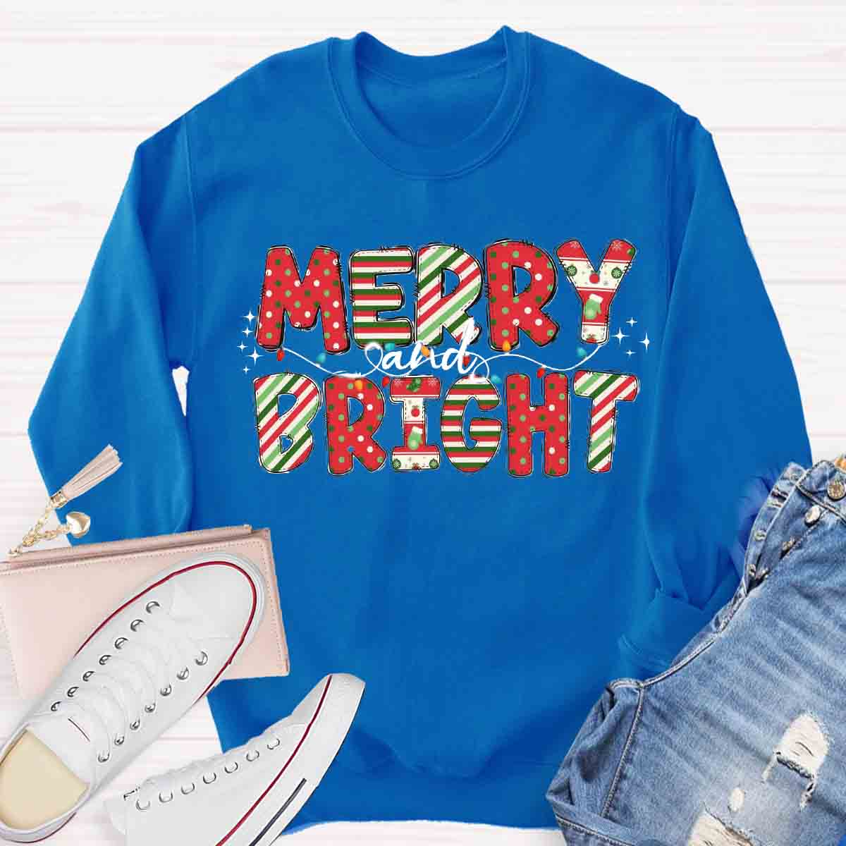 Merry And Bright Sweatshirt