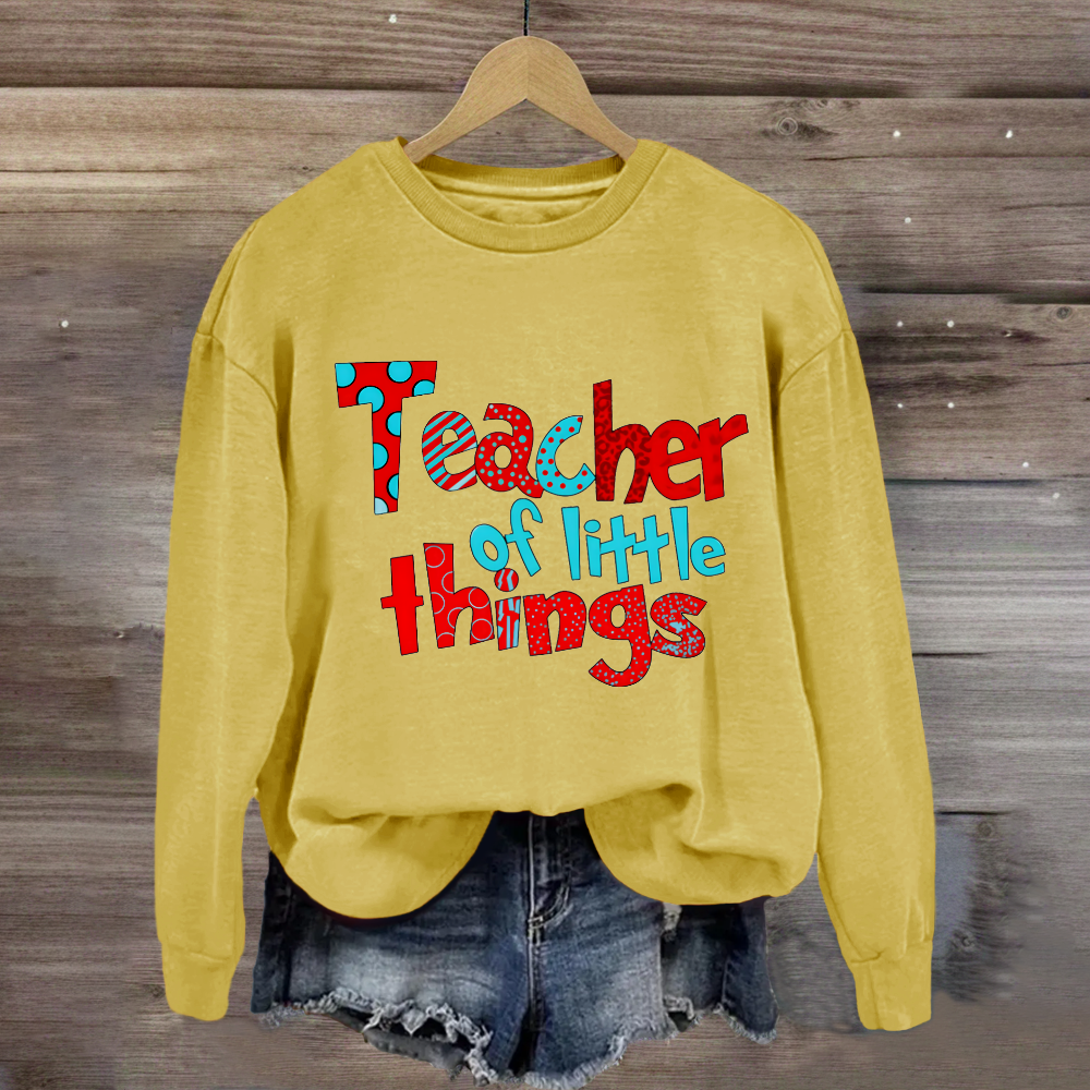 Teacher Of Little Things Sweatshirt