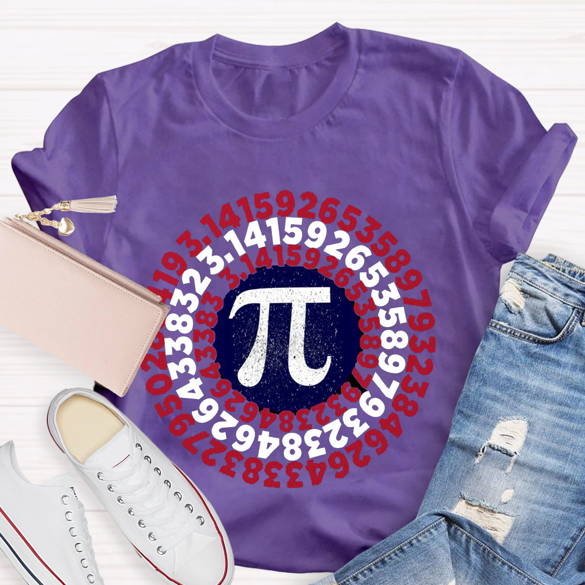 Pi Day Captain Shield T-Shirt