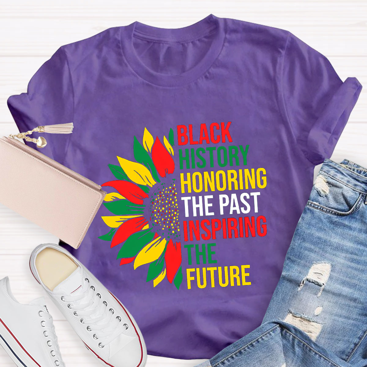 Black History Honoring The Past Inspiring The Future T-Shirt