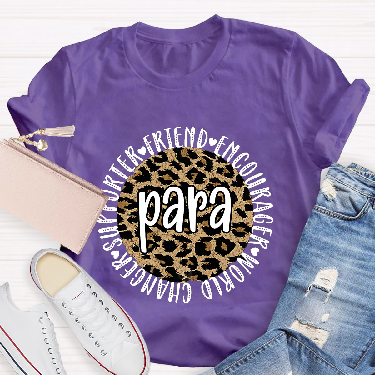 Para Teacher Encourager Friend T-shirt