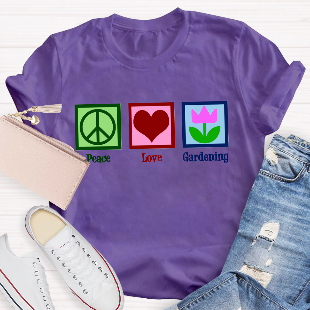 Peace Love Gardening T-Shirt