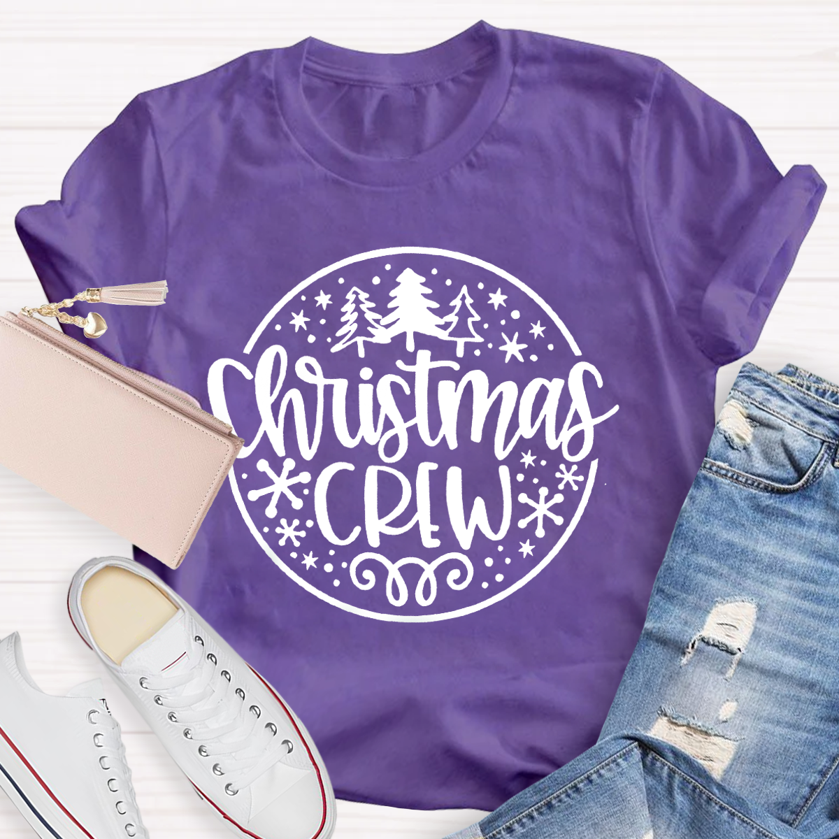 Christmas Crew Teacher T-Shirt