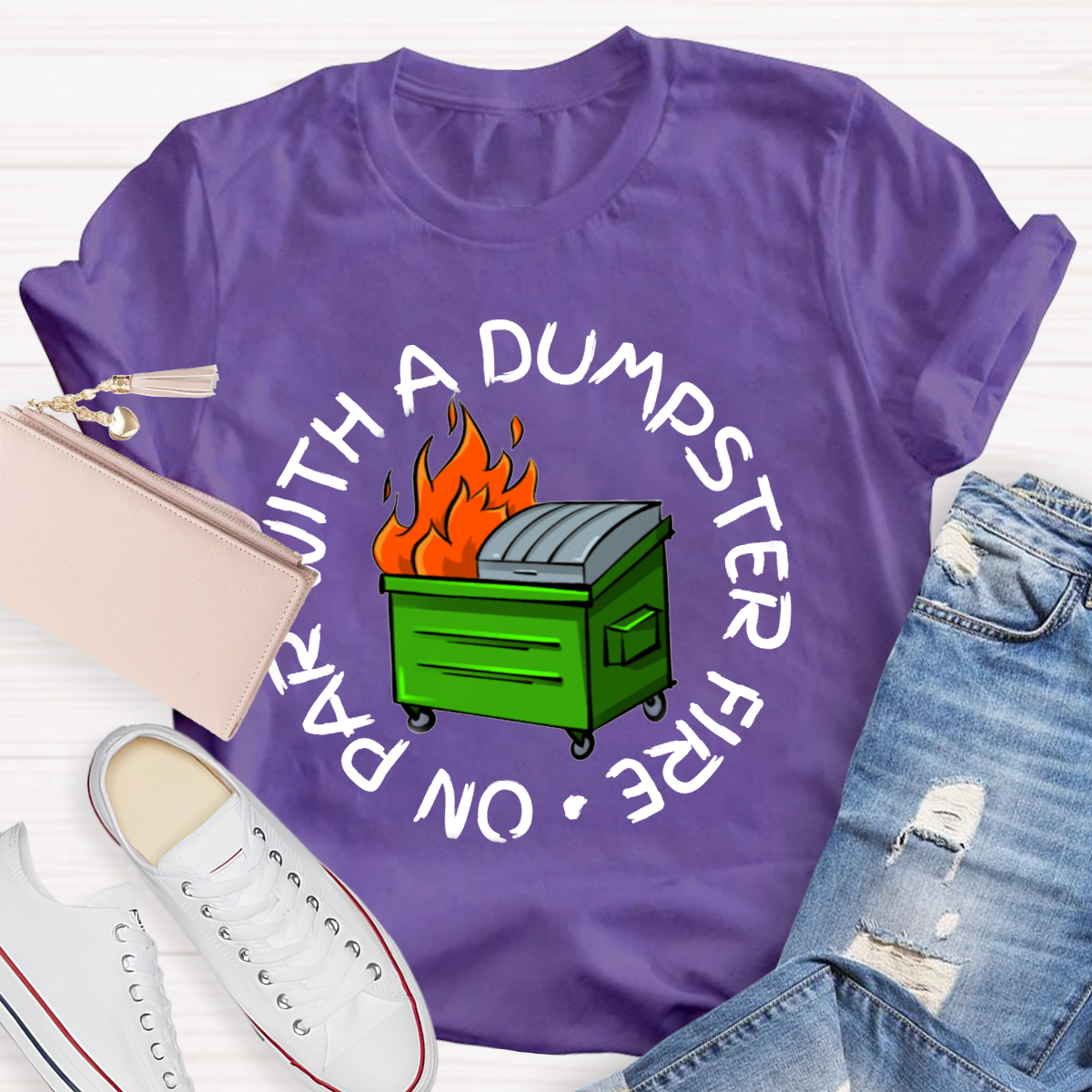 No Par With A Dumpster Fire T-Shirt