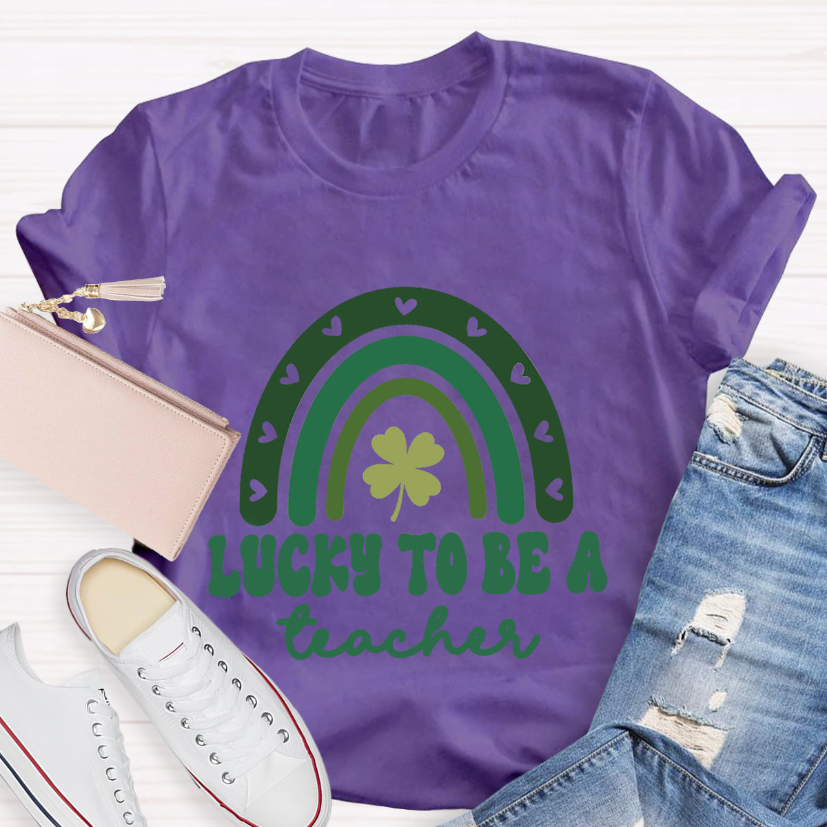 Lucky To Be A Teacher T-Shirt