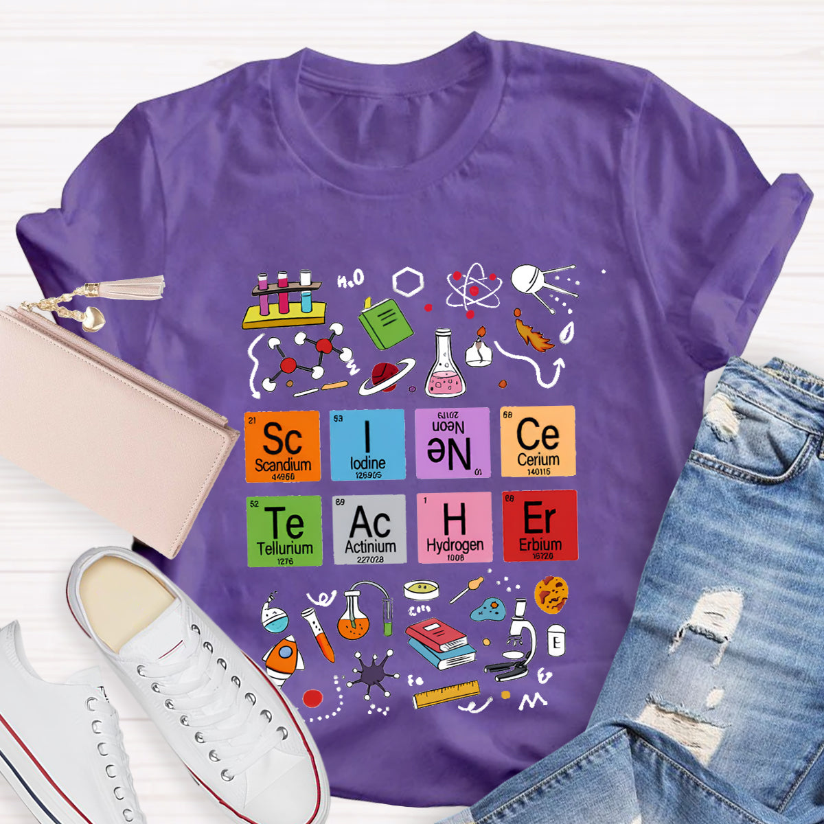 Science Teacher Play With These Equipments T-Shirt