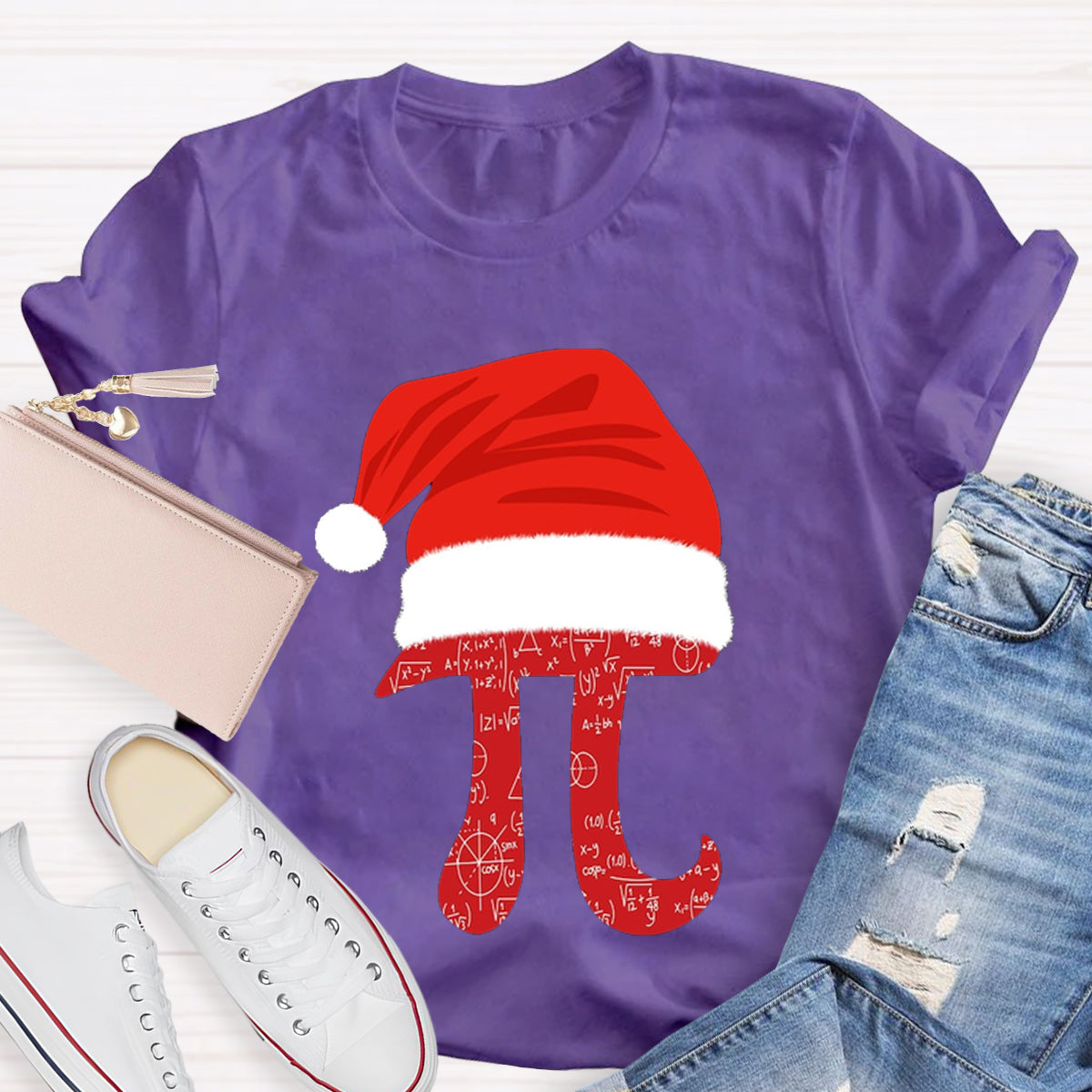 Math Teacher Christmas T-Shirt