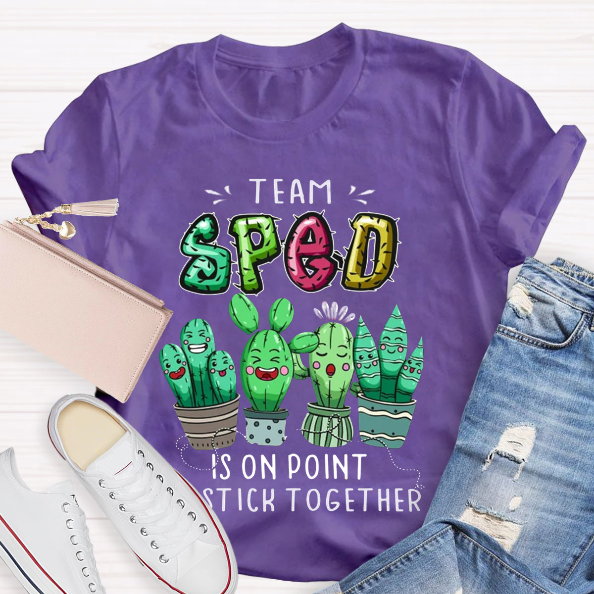 Sped Team Is On Point We Stick Together T-Shirt