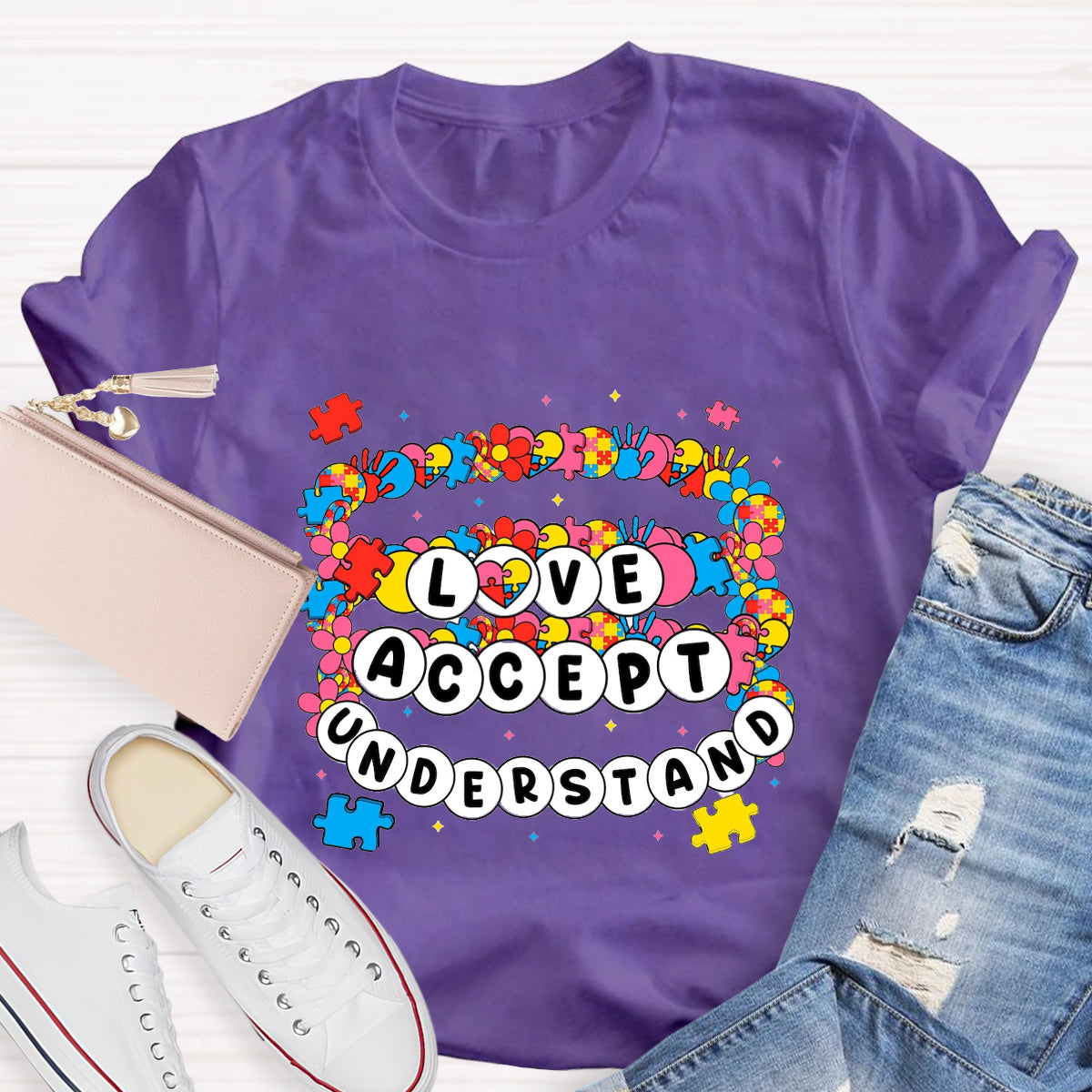 Love Accept Understand Bracelet T-Shirt