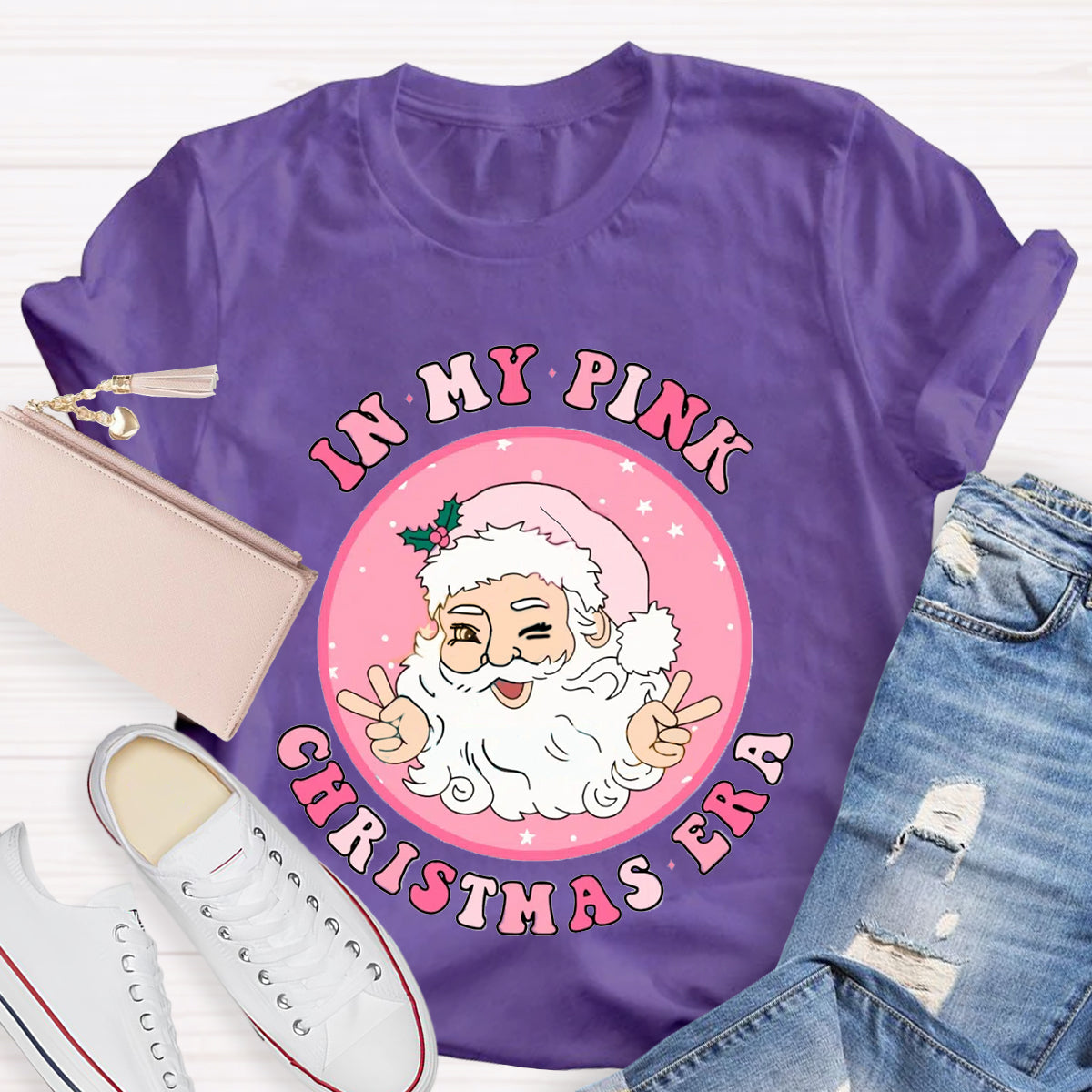 In My Pink Christmas Era T-Shirt