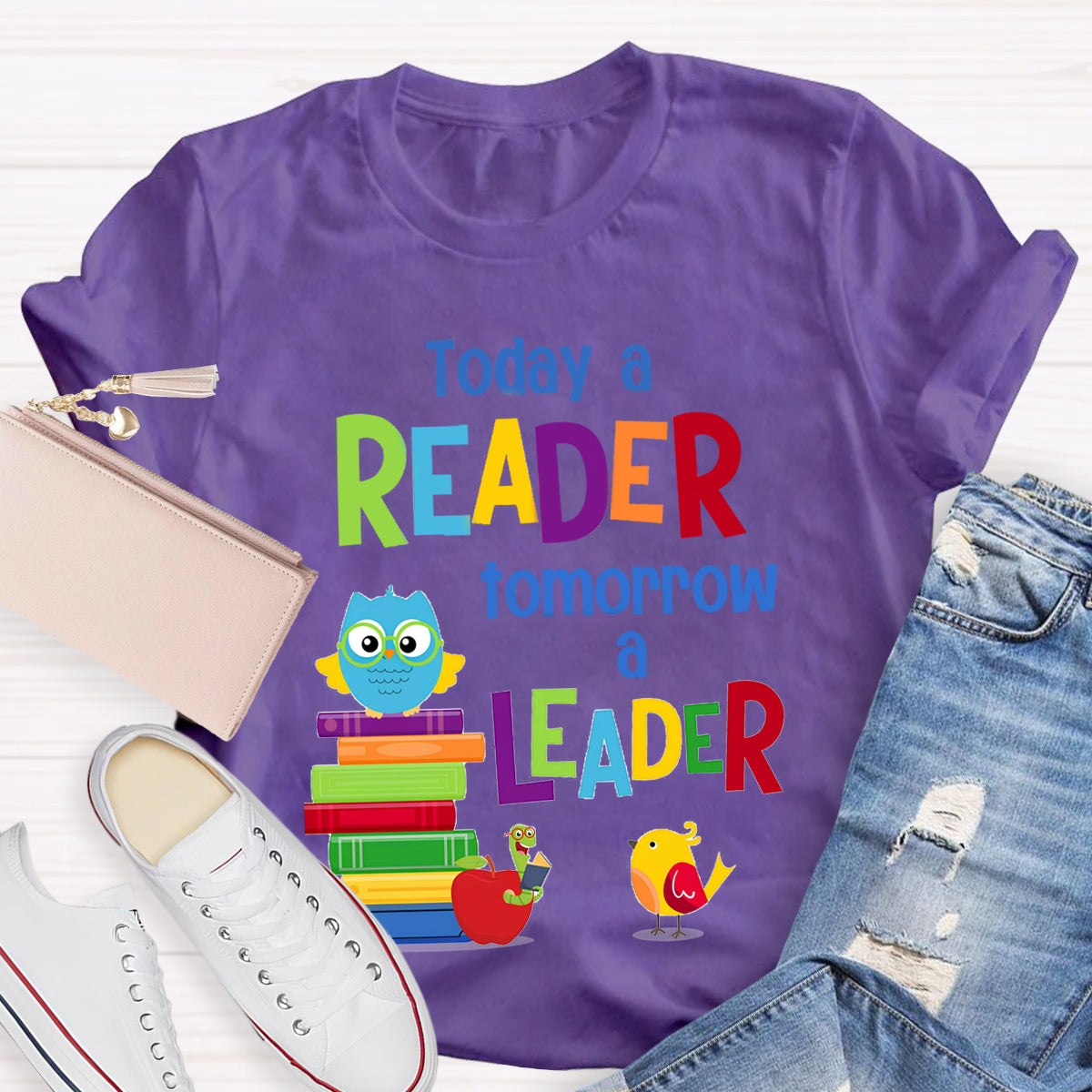 Today A Reader Tomorrow A Leader T-Shirt