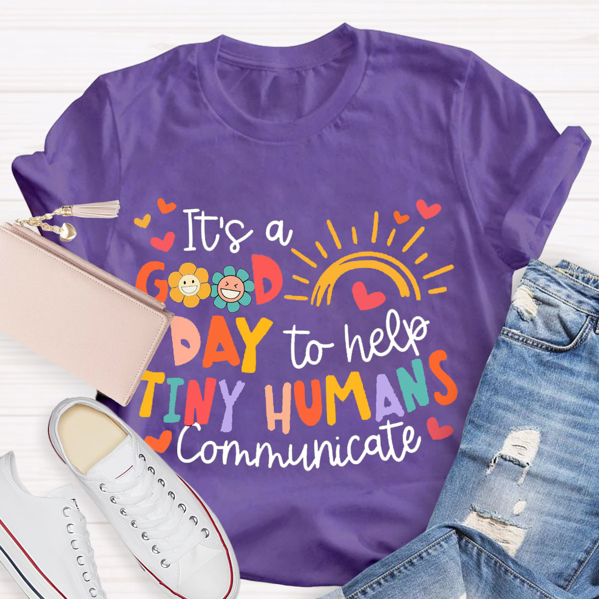 It's A Good Day To Help Tiny Humens Teacher T-Shirt