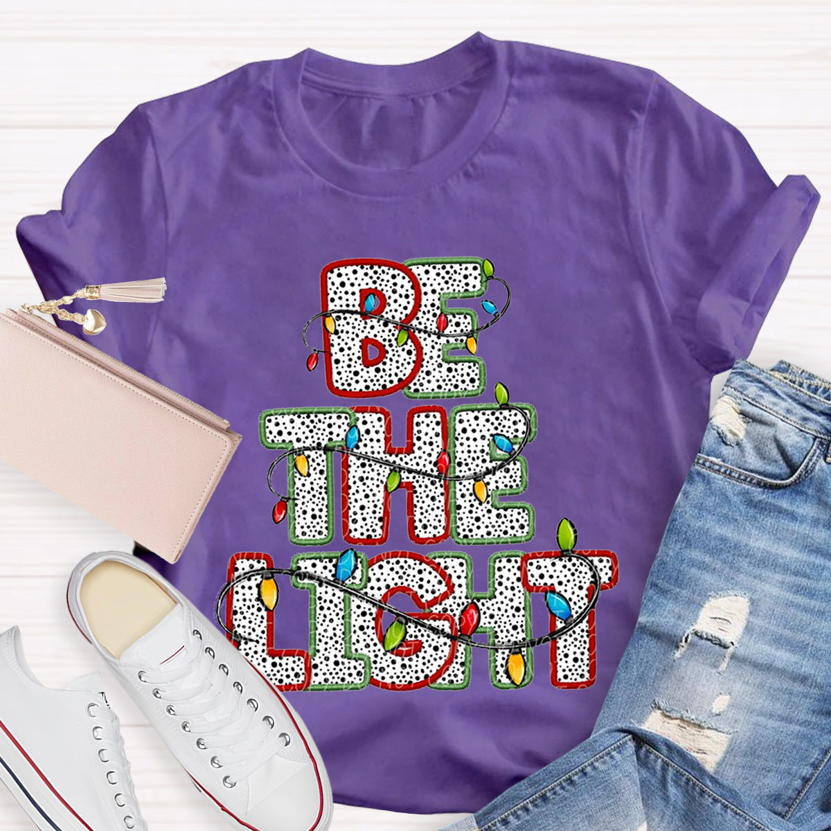 Be The Light Teacher T-shirt